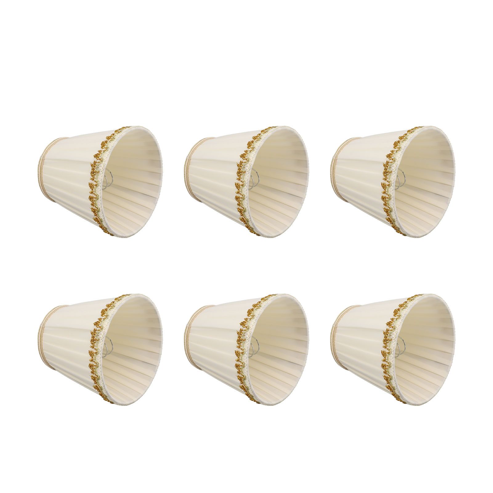 6Pcs Small Lamp Shades Safe Soft Easy Installation Modern Light Weight Table Lampshade for E14 Bulb Bedroom Hotel - Image 3