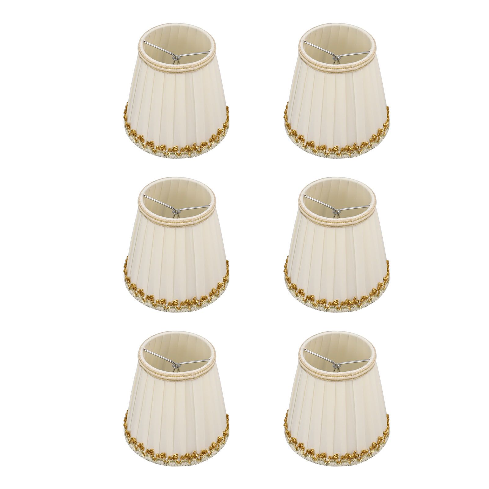 6Pcs Small Lamp Shades Safe Soft Easy Installation Modern Light Weight Table Lampshade for E14 Bulb Bedroom Hotel - Image 4