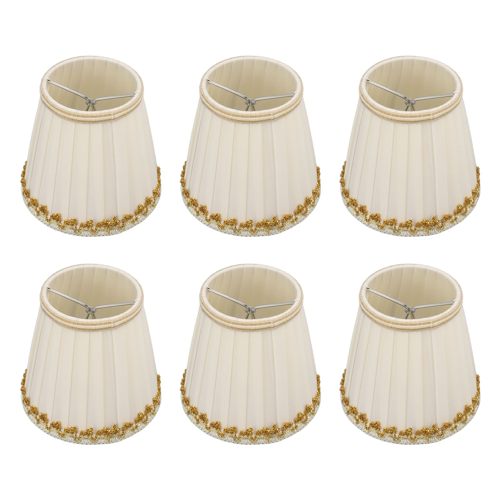 6Pcs Small Lamp Shades Safe Soft Easy Installation Modern Light Weight Table Lampshade for E14 Bulb Bedroom Hotel - Image 5
