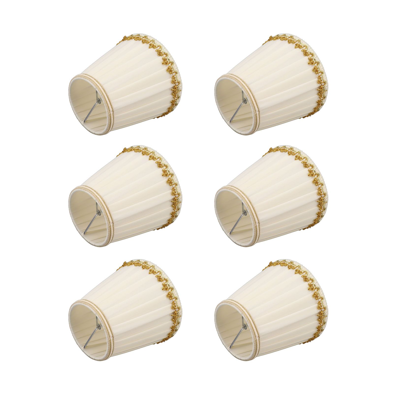 6Pcs Small Lamp Shades Safe Soft Easy Installation Modern Light Weight Table Lampshade for E14 Bulb Bedroom Hotel - Image 7