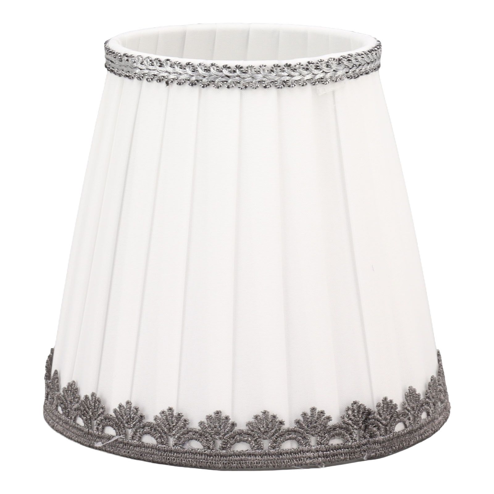 6 Pcs Small Lamp Shade Clip On Type Fabric Lampshade Modern Simple E14 Candle Bulb Lamp Cover - Image 2