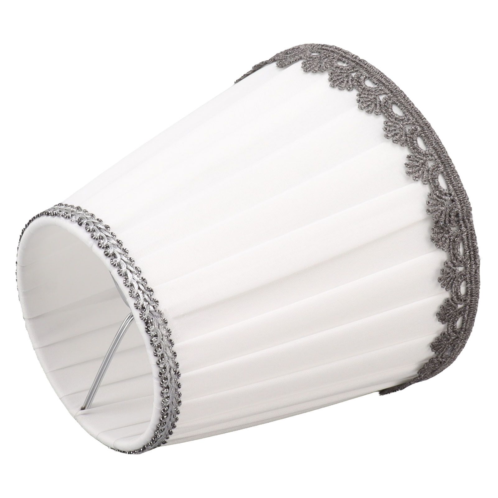 6 Pcs Small Lamp Shade Clip On Type Fabric Lampshade Modern Simple E14 Candle Bulb Lamp Cover - Image 5