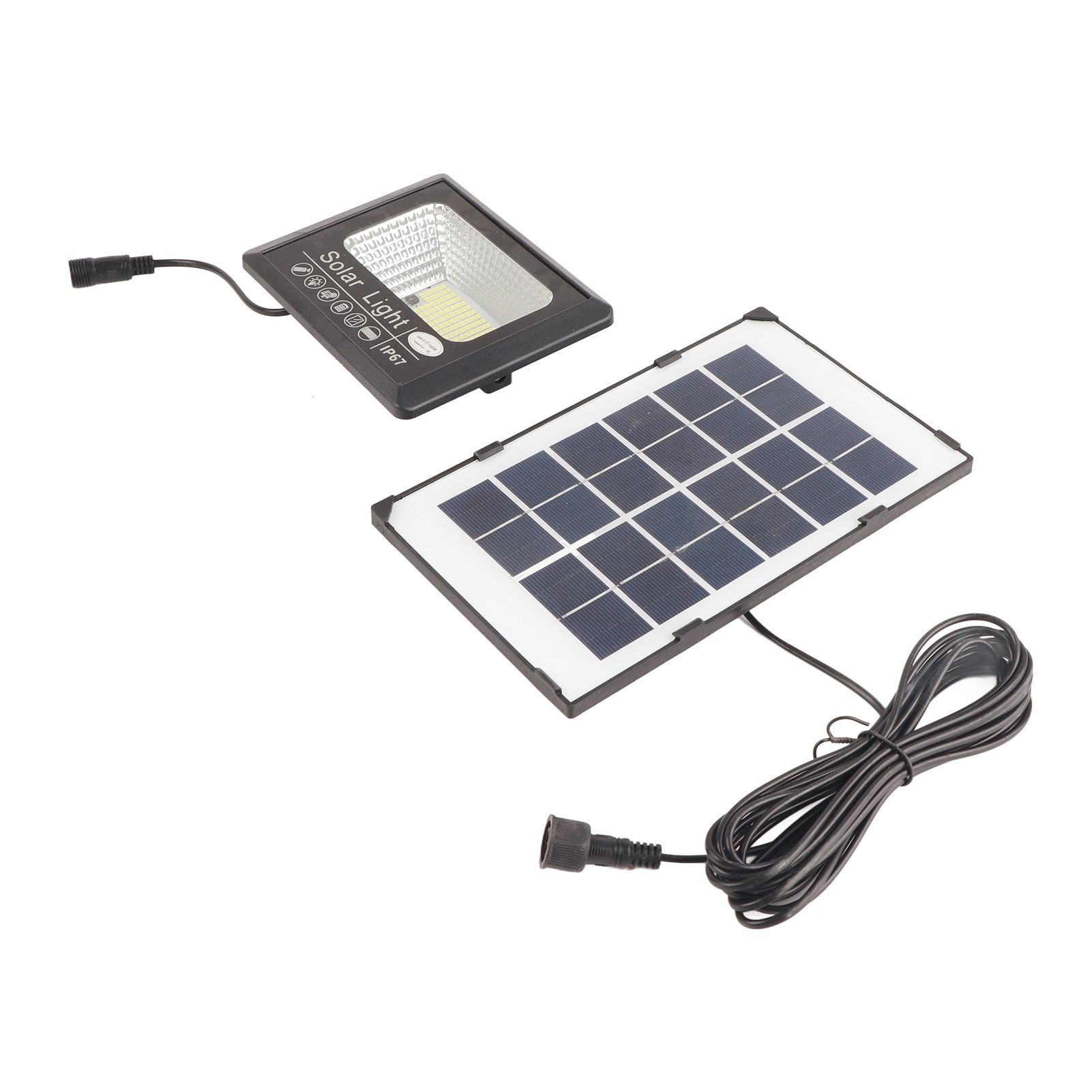 30W 100LED Solar Street Lamp Remote Control Light Control Timing Floodlight Super Bright Waterproof for Outdoor Garden - Image 4