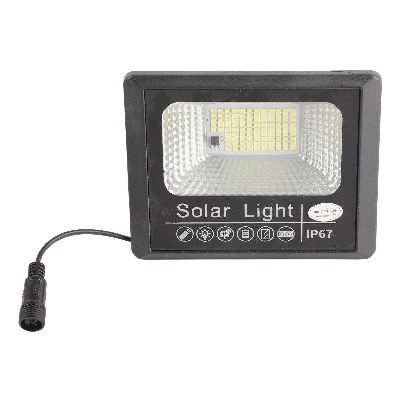 30W 100LED Solar Street Lamp Remote Control Light Control Timing Floodlight Super Bright Waterproof for Outdoor Garden - Image 8