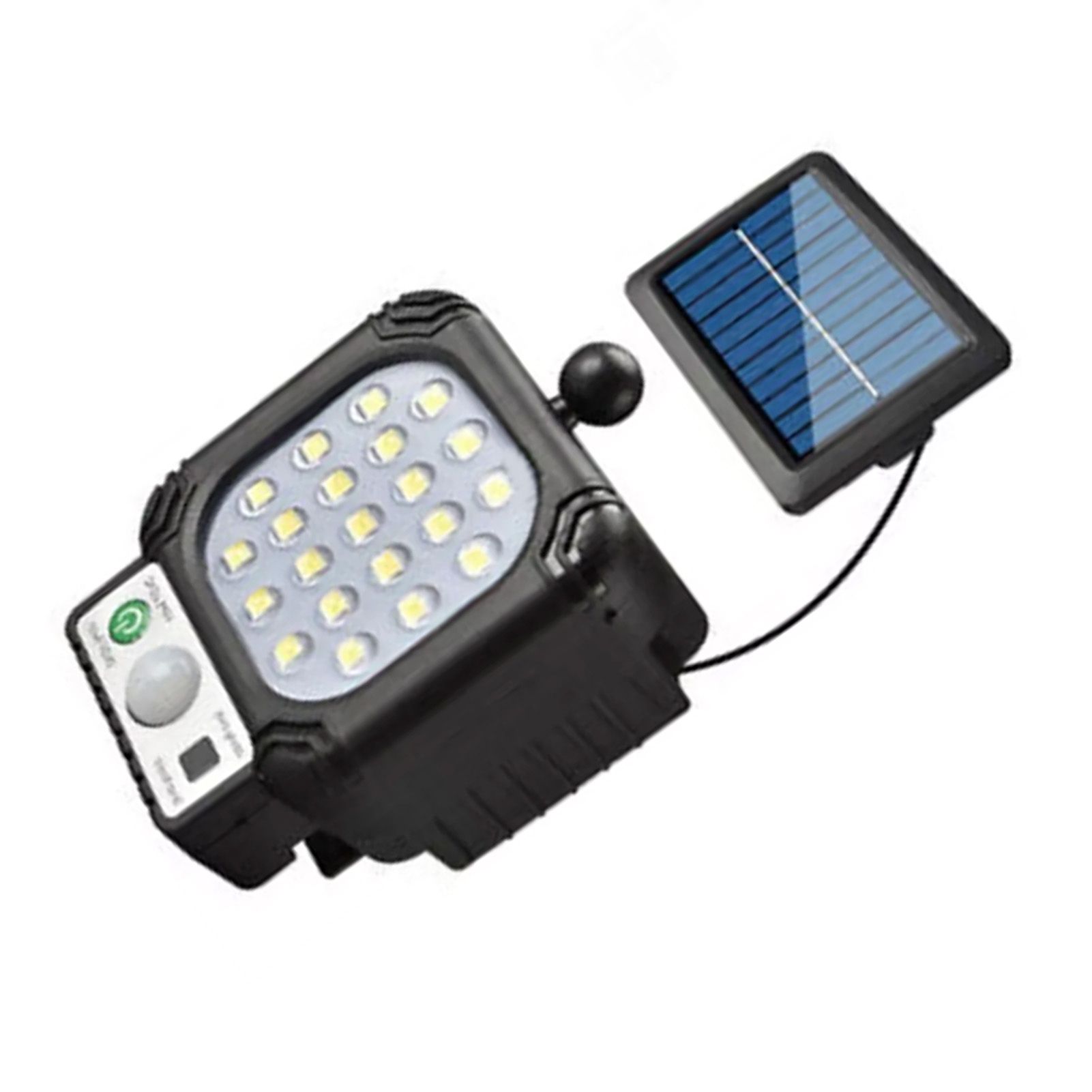 LED Solar Wall Light 21 LED Beads Super Bright IP65 Waterproof Outdoor Solar Motion Sensor Light with 16.4ft Cable - Image 2