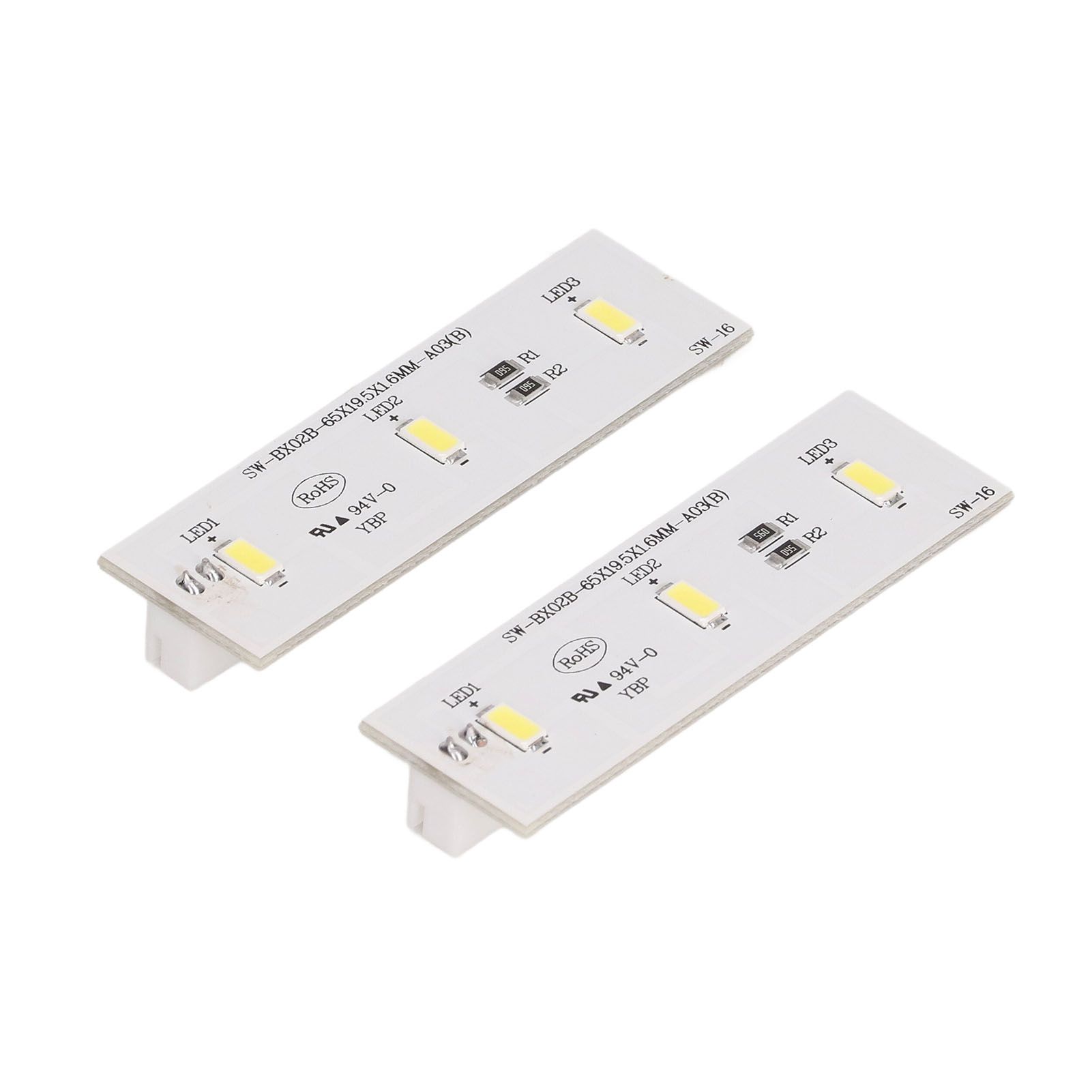 2Pcs Refrigerator LED Light Strip Bar Replacement Freezer Refrigerator Light Strip Bar Repair Part for SW BX02B DC 12V - Image 1
