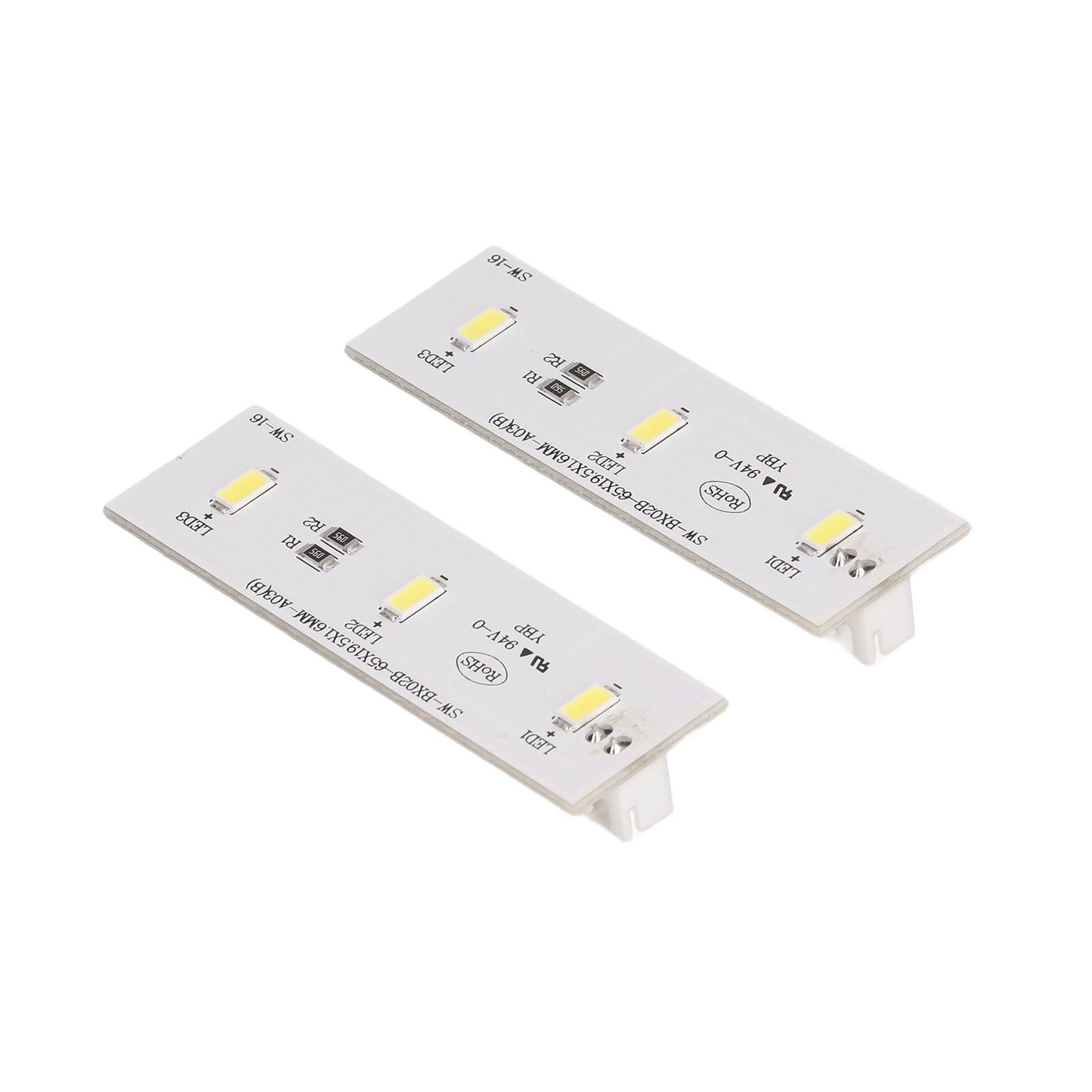 2Pcs Refrigerator LED Light Strip Bar Replacement Freezer Refrigerator Light Strip Bar Repair Part for SW BX02B DC 12V - Image 2