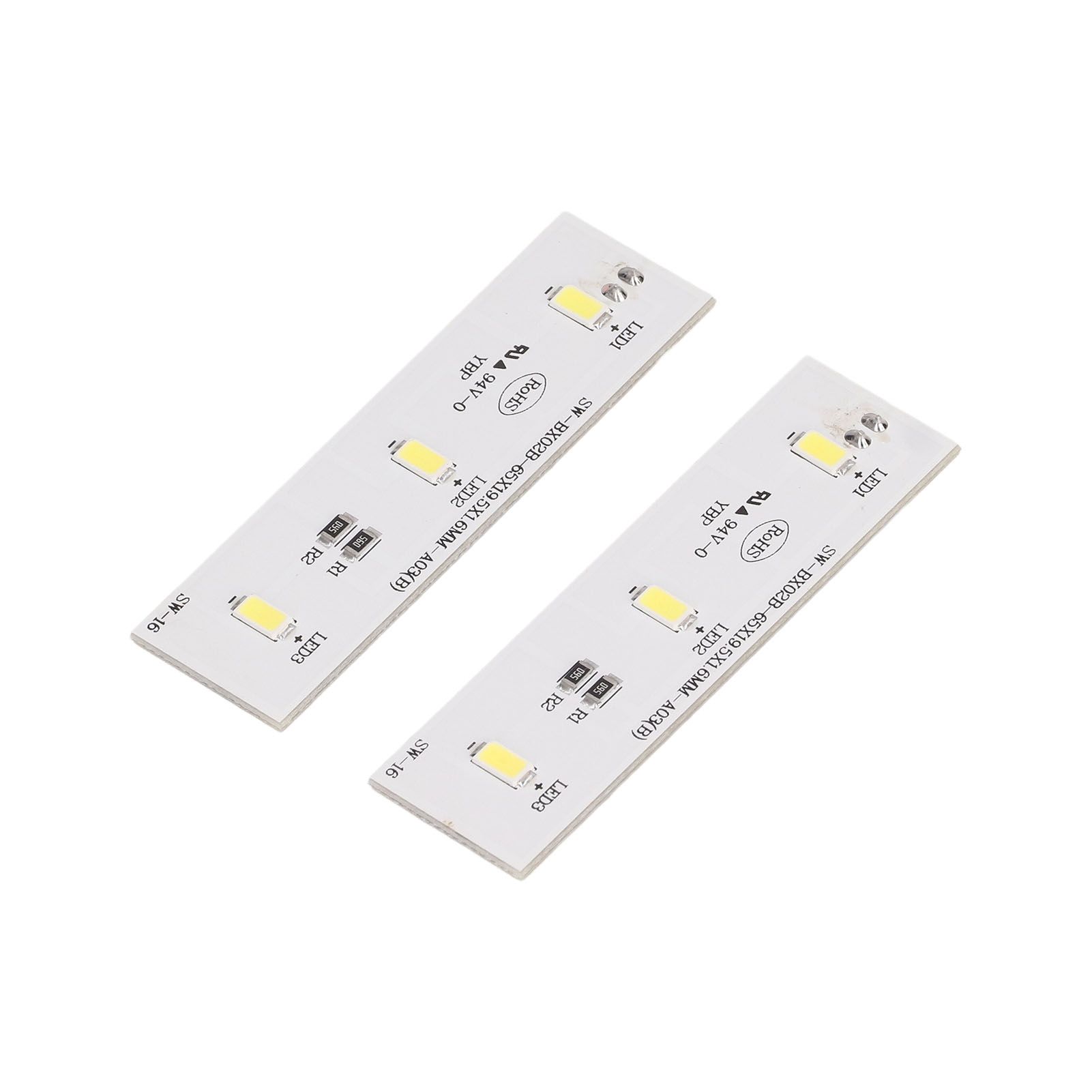 2Pcs Refrigerator LED Light Strip Bar Replacement Freezer Refrigerator Light Strip Bar Repair Part for SW BX02B DC 12V - Image 4