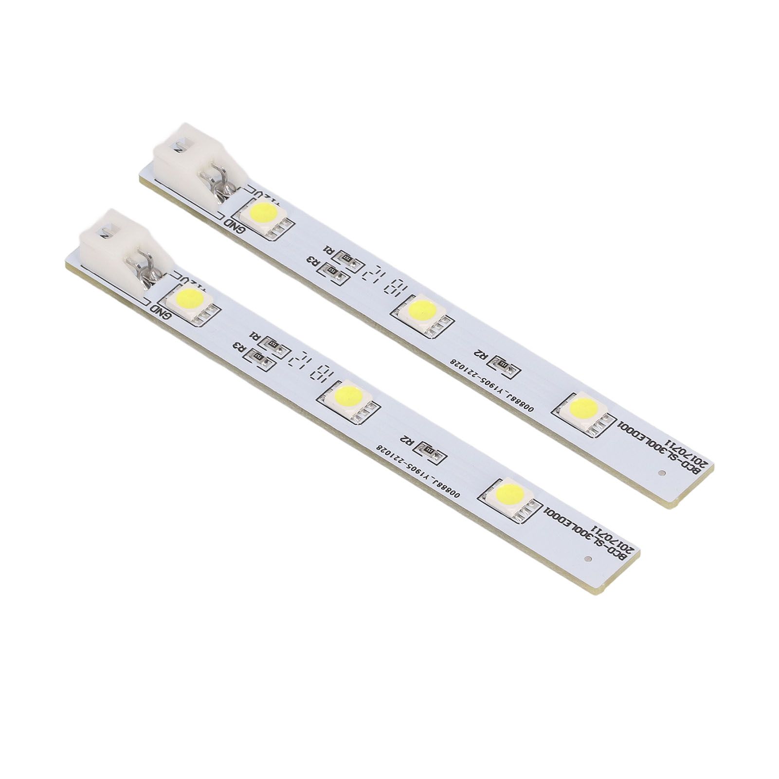 2Pcs Refrigerator LED Light Board White Eyes Friendly Freezer LED Light Strip for Electrolux BCD SL300LED001 DC12V - Image 3