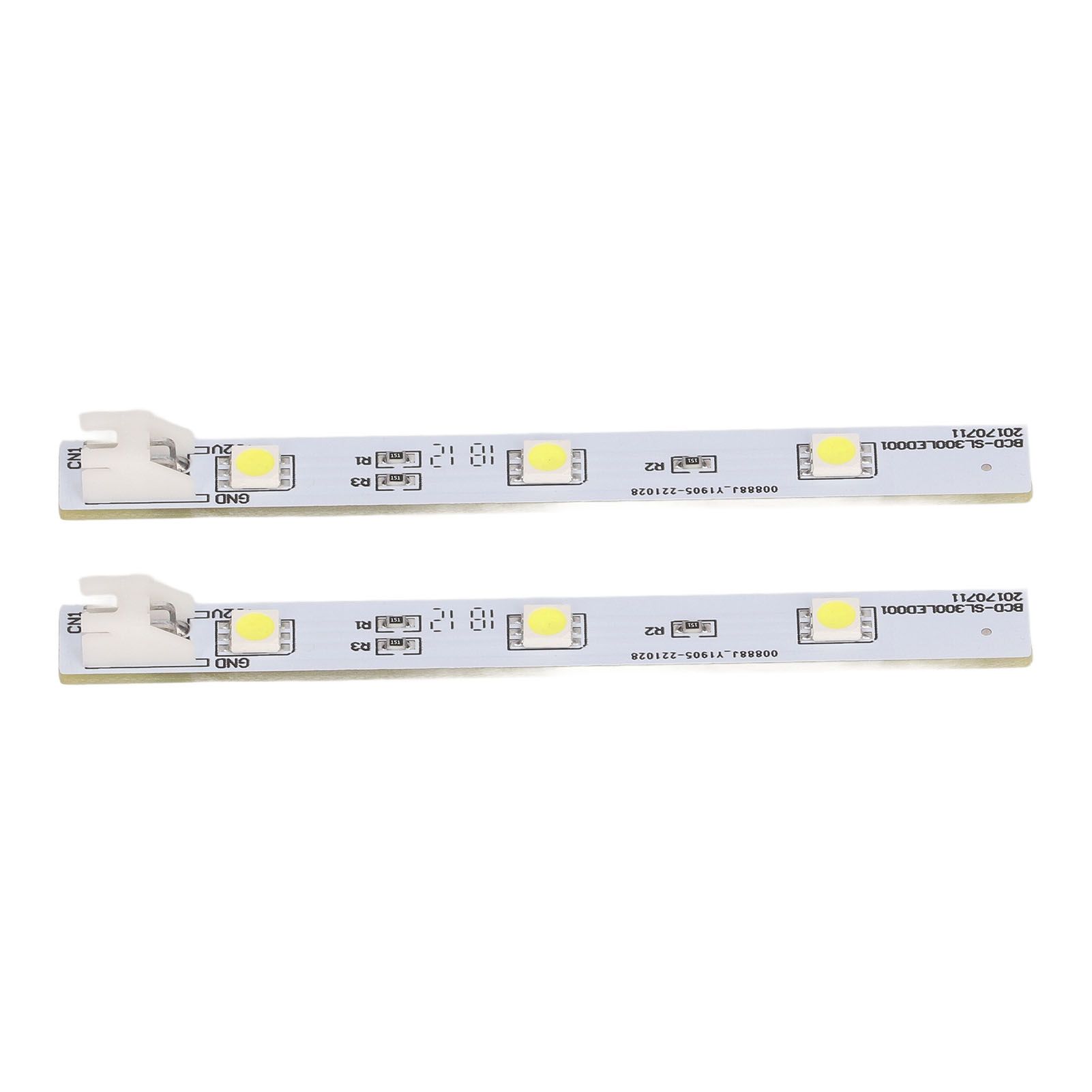 2Pcs Refrigerator LED Light Board White Eyes Friendly Freezer LED Light Strip for Electrolux BCD SL300LED001 DC12V - Image 4