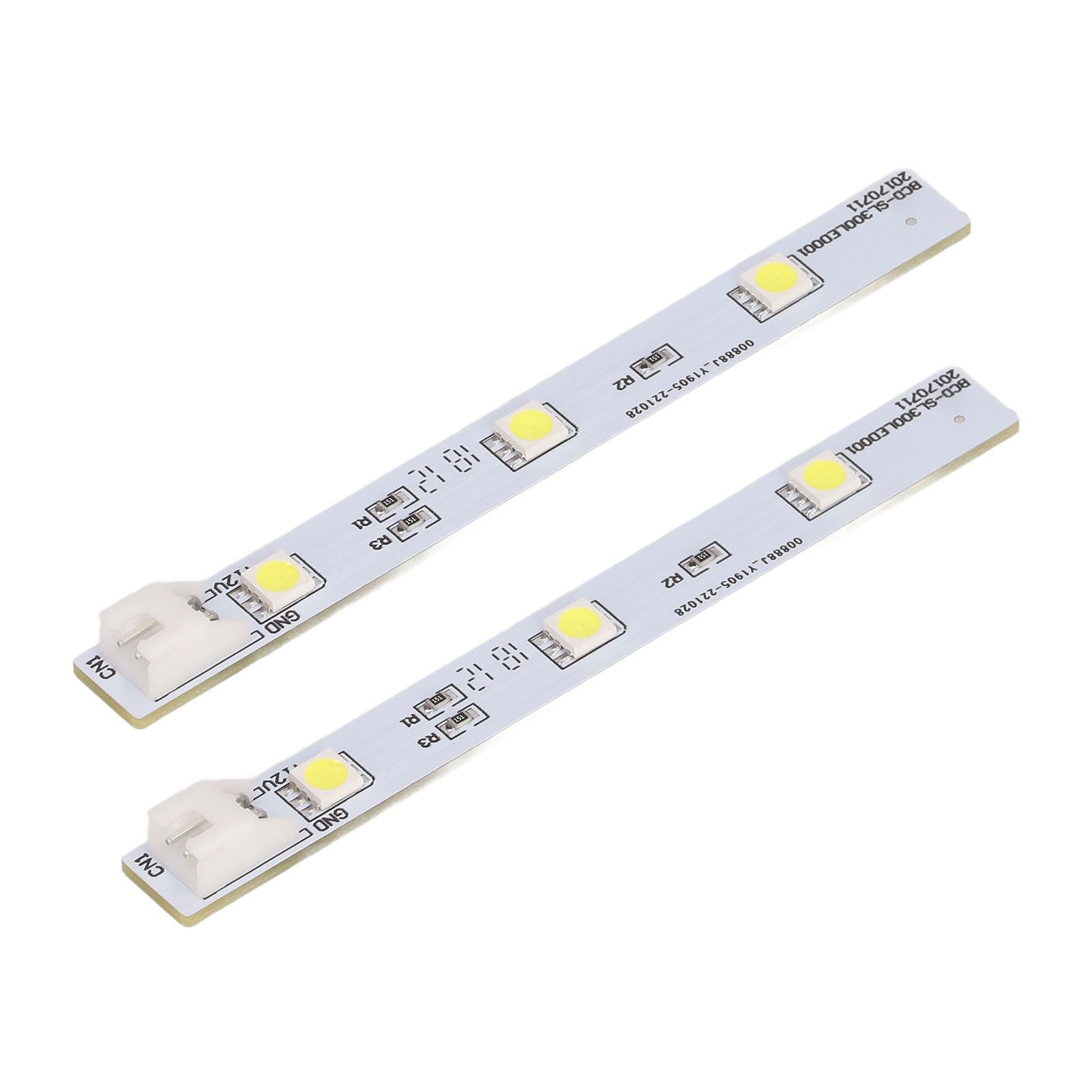 2Pcs Refrigerator LED Light Board White Eyes Friendly Freezer LED Light Strip for Electrolux BCD SL300LED001 DC12V - Image 5