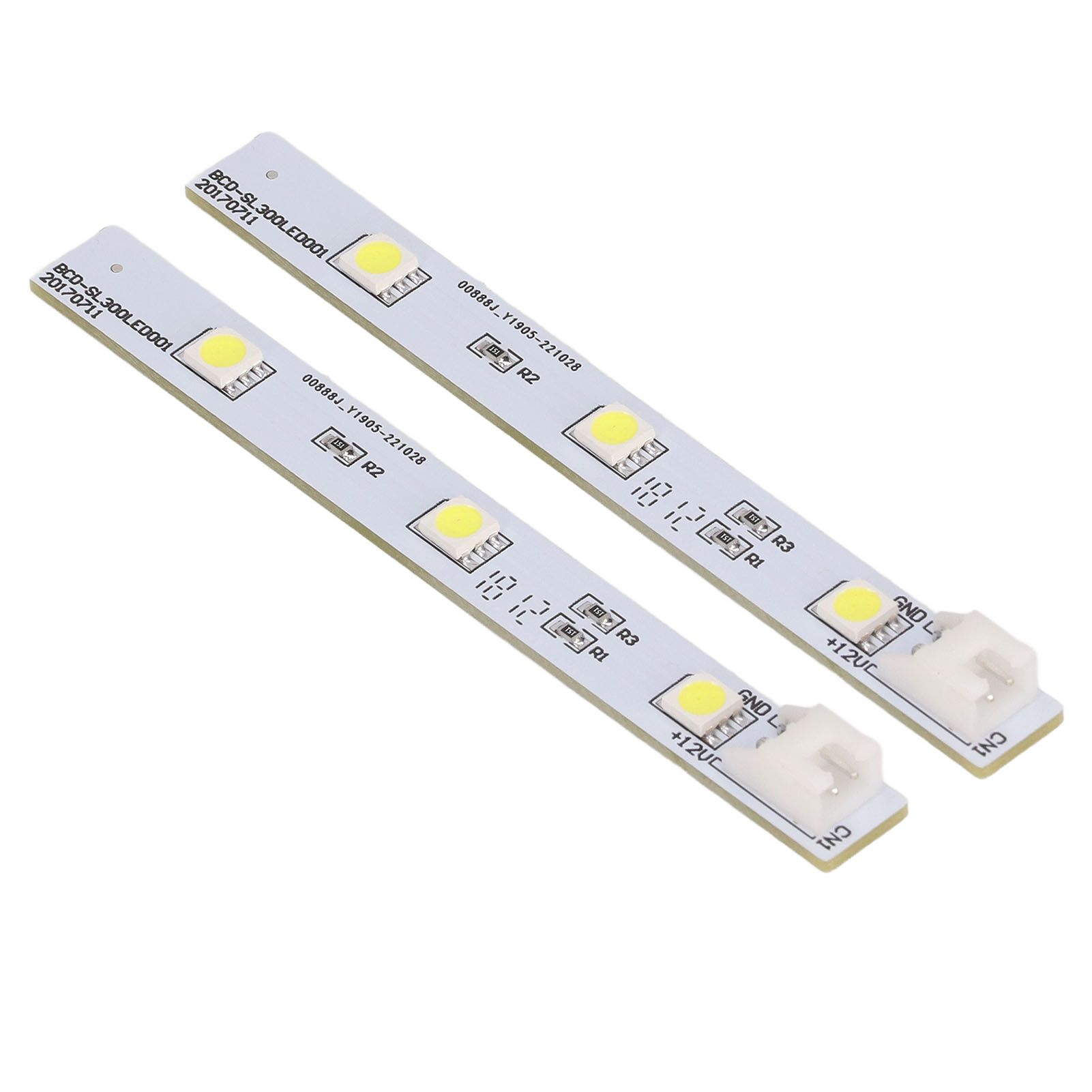 2Pcs Refrigerator LED Light Board White Eyes Friendly Freezer LED Light Strip for Electrolux BCD SL300LED001 DC12V - Image 7