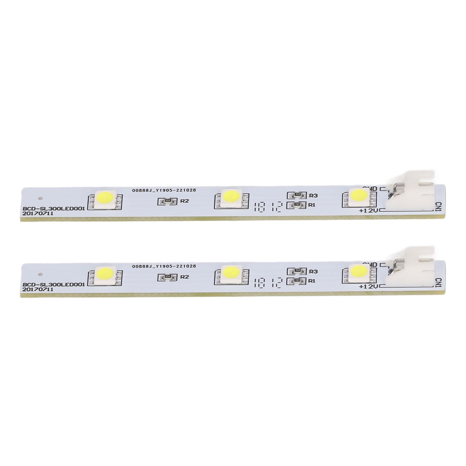 2Pcs Refrigerator LED Light Board White Eyes Friendly Freezer LED Light Strip for Electrolux BCD SL300LED001 DC12V - Image 8