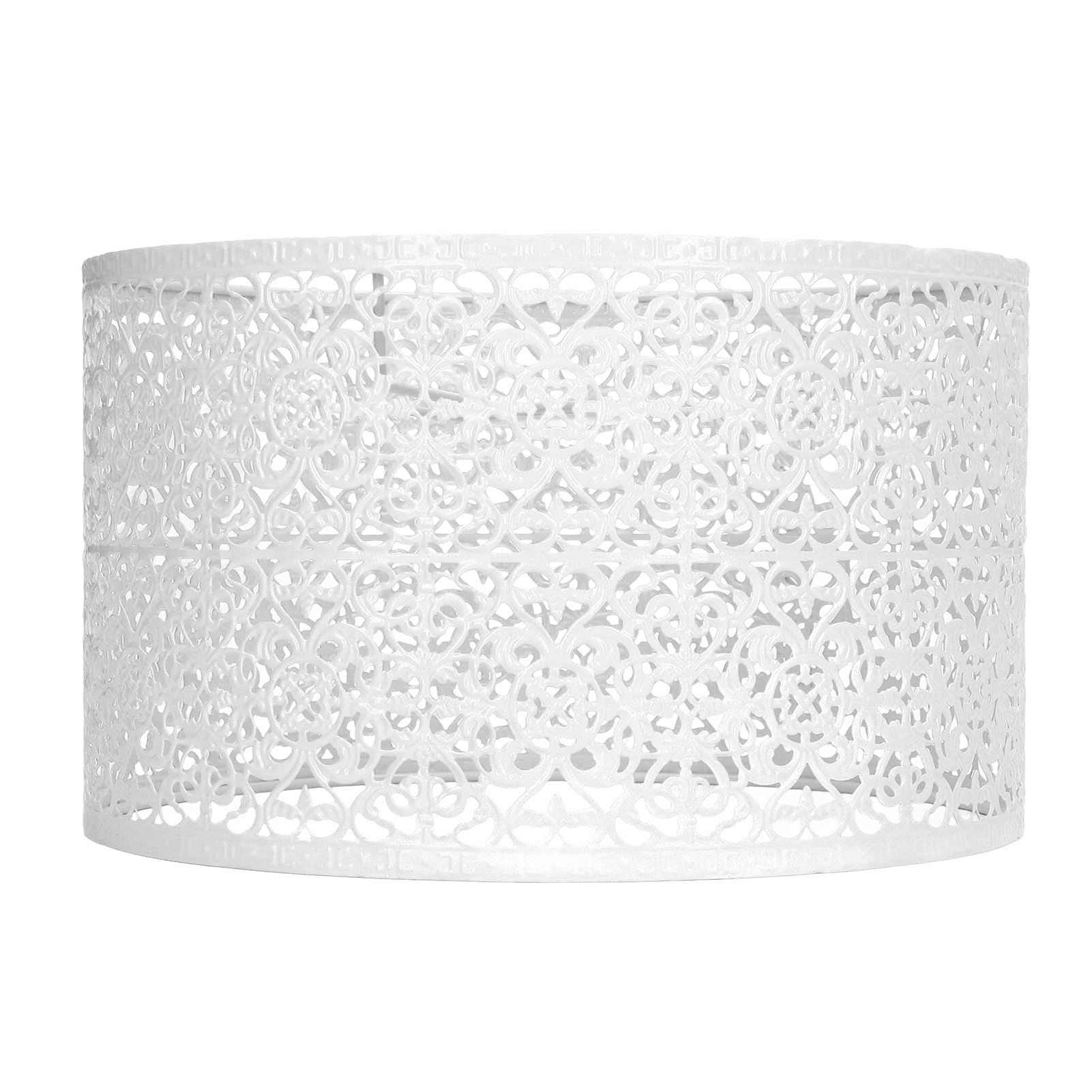 Lamp Shade Hollow Out Metal Lampshade E27 E14 Universal Use Good Heat Dissipation Exquisite Lamp Cover White - Image 2