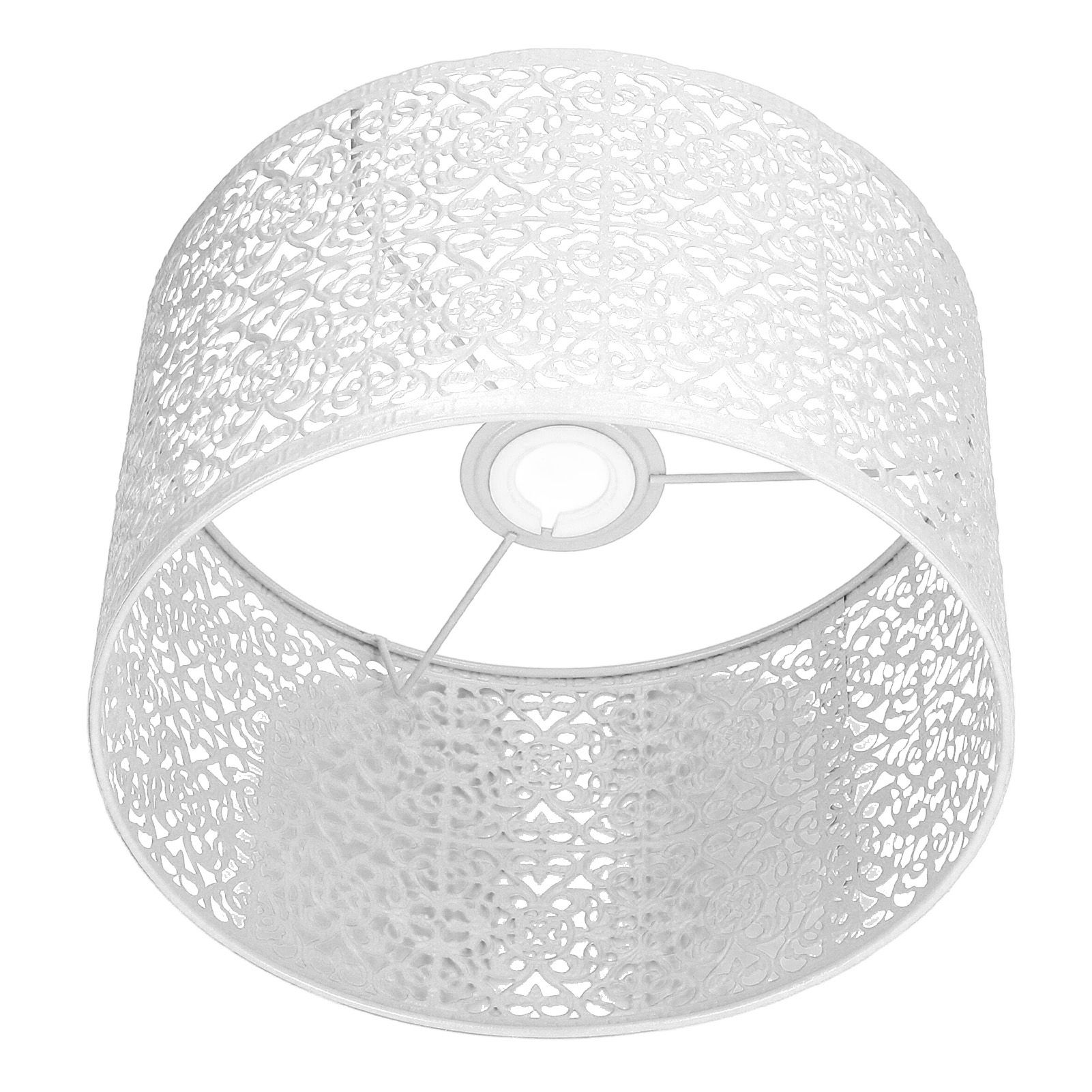 Lamp Shade Hollow Out Metal Lampshade E27 E14 Universal Use Good Heat Dissipation Exquisite Lamp Cover White - Image 3