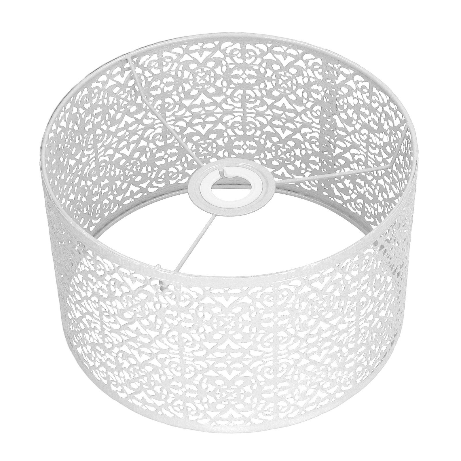 Lamp Shade Hollow Out Metal Lampshade E27 E14 Universal Use Good Heat Dissipation Exquisite Lamp Cover White - Image 4