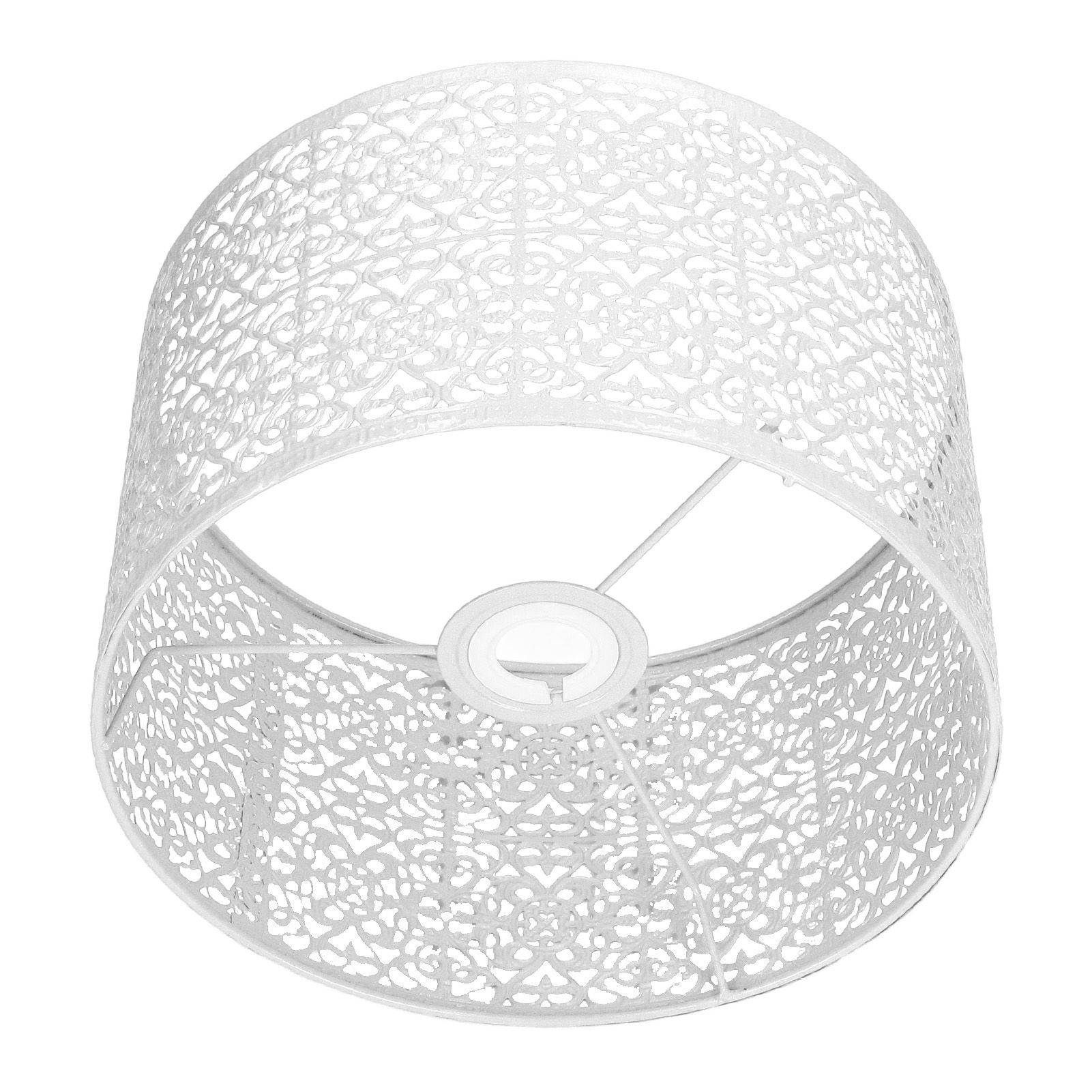 Lamp Shade Hollow Out Metal Lampshade E27 E14 Universal Use Good Heat Dissipation Exquisite Lamp Cover White - Image 6