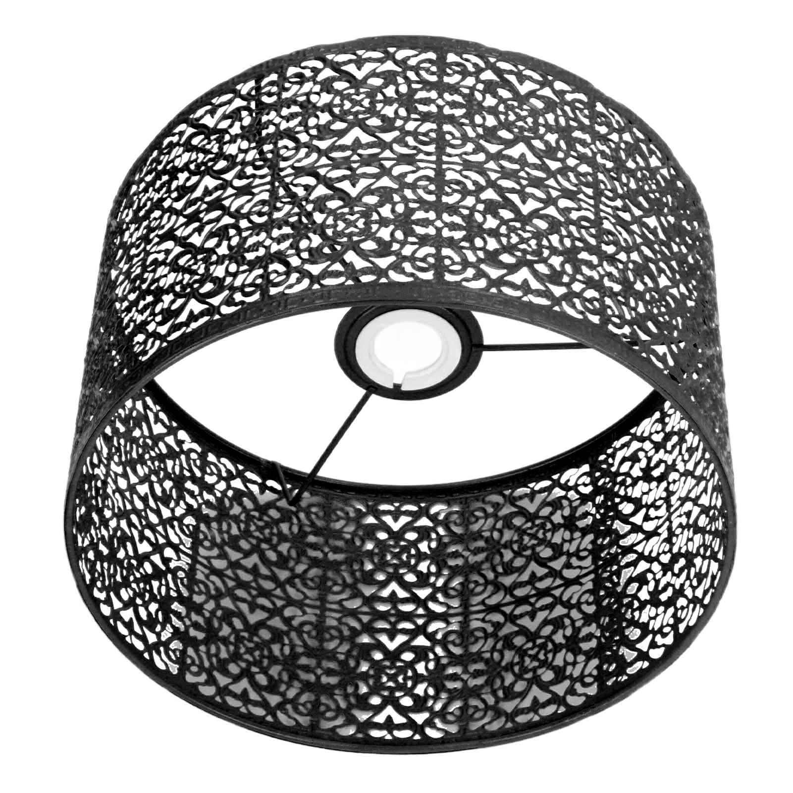Lamp Shade Hollow Out Metal Lampshade E27 E14 Universal Use Good Heat Dissipation Exquisite Lamp Cover Black - Image 3