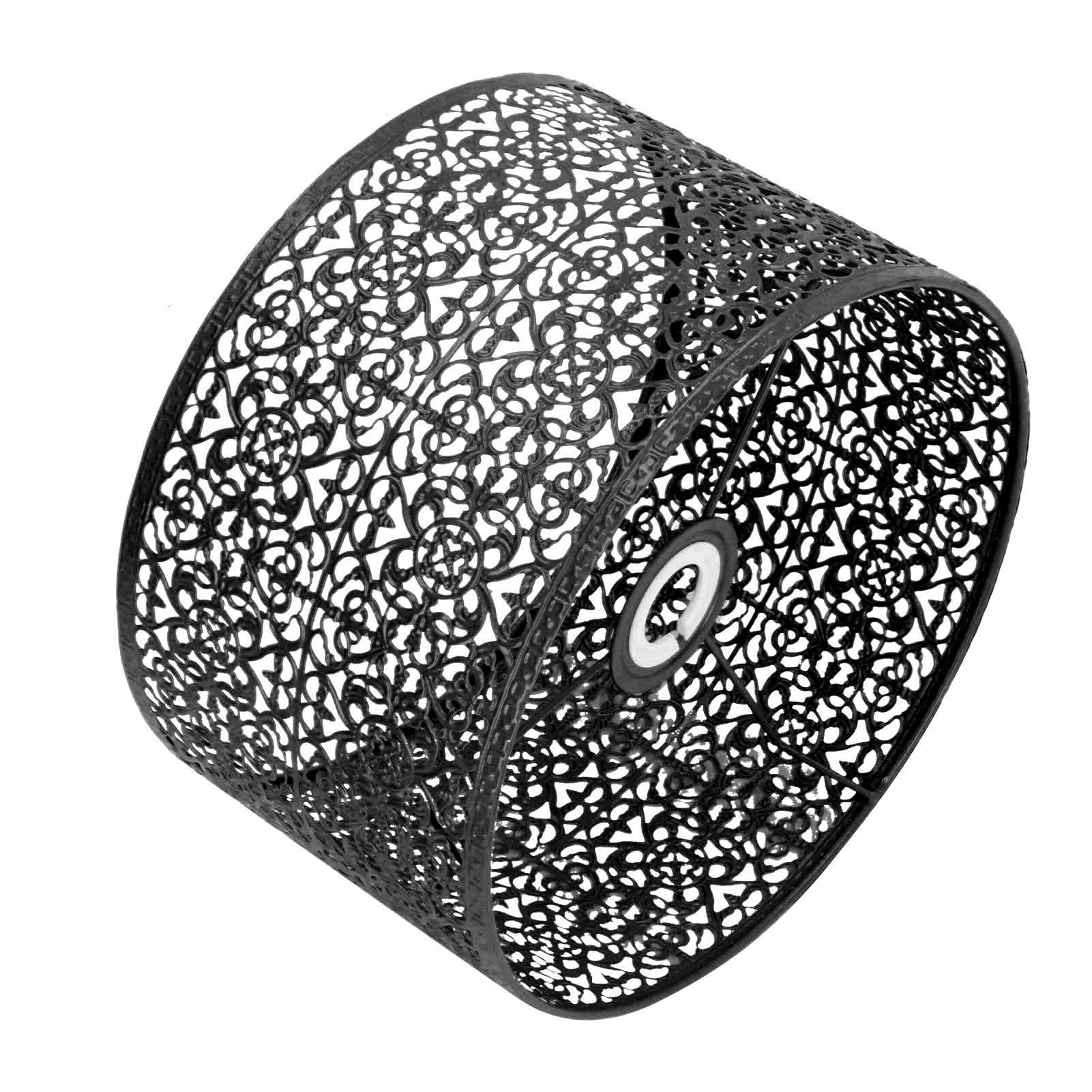 Lamp Shade Hollow Out Metal Lampshade E27 E14 Universal Use Good Heat Dissipation Exquisite Lamp Cover Black - Image 5