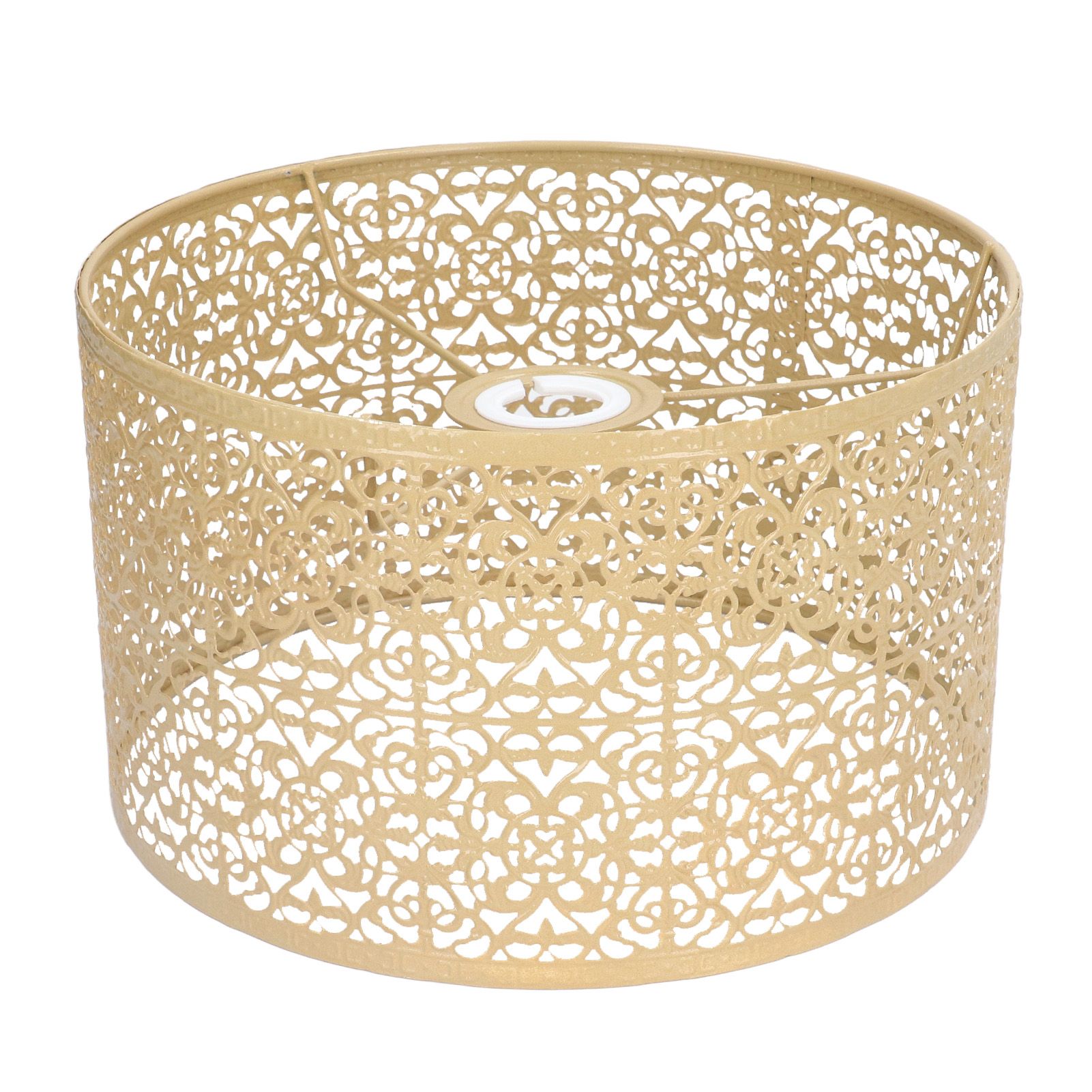 Lamp Shade Hollow Out Metal Lampshade E27 E14 Universal Use Good Heat Dissipation Exquisite Lamp Cover Gold - Image 1