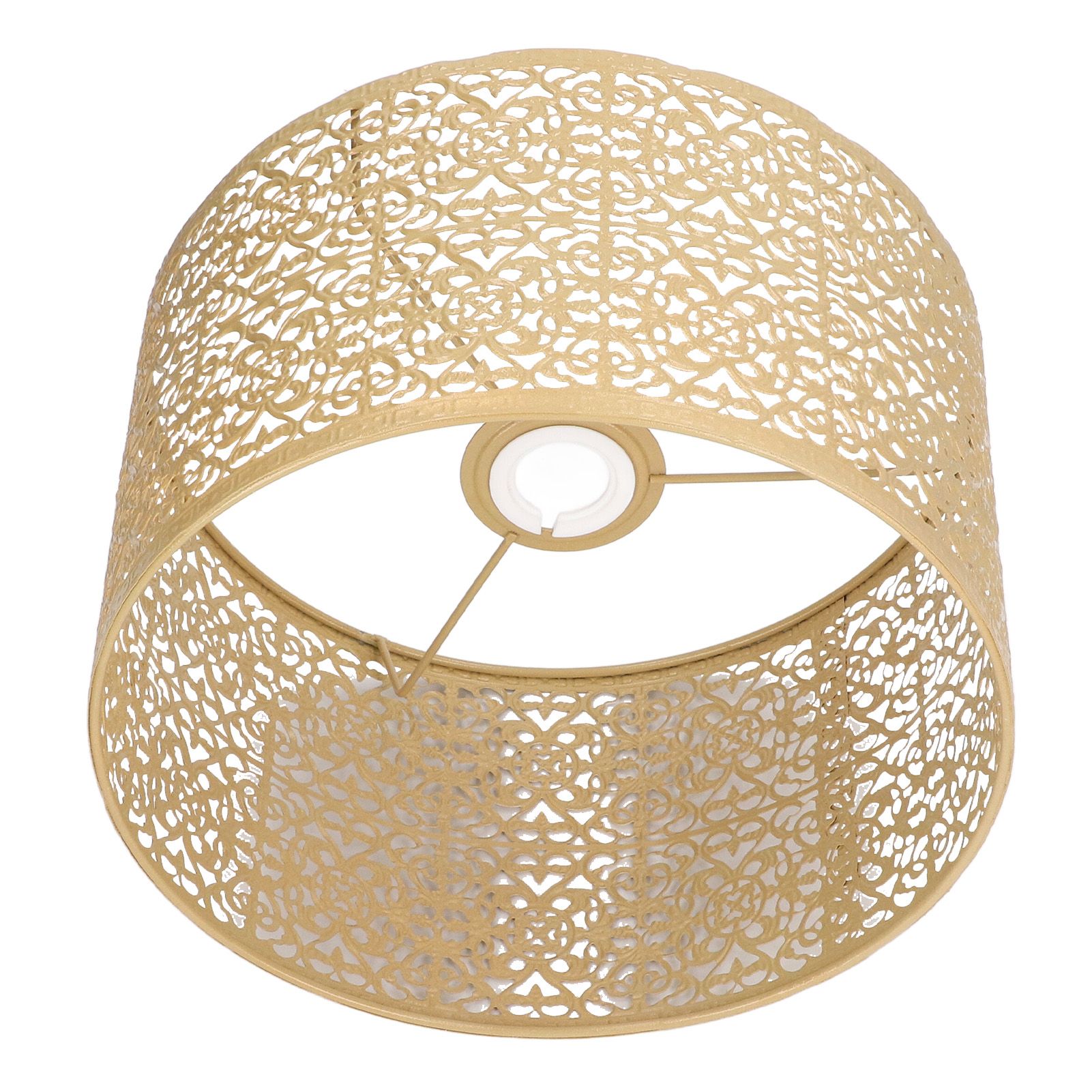 Lamp Shade Hollow Out Metal Lampshade E27 E14 Universal Use Good Heat Dissipation Exquisite Lamp Cover Gold - Image 3