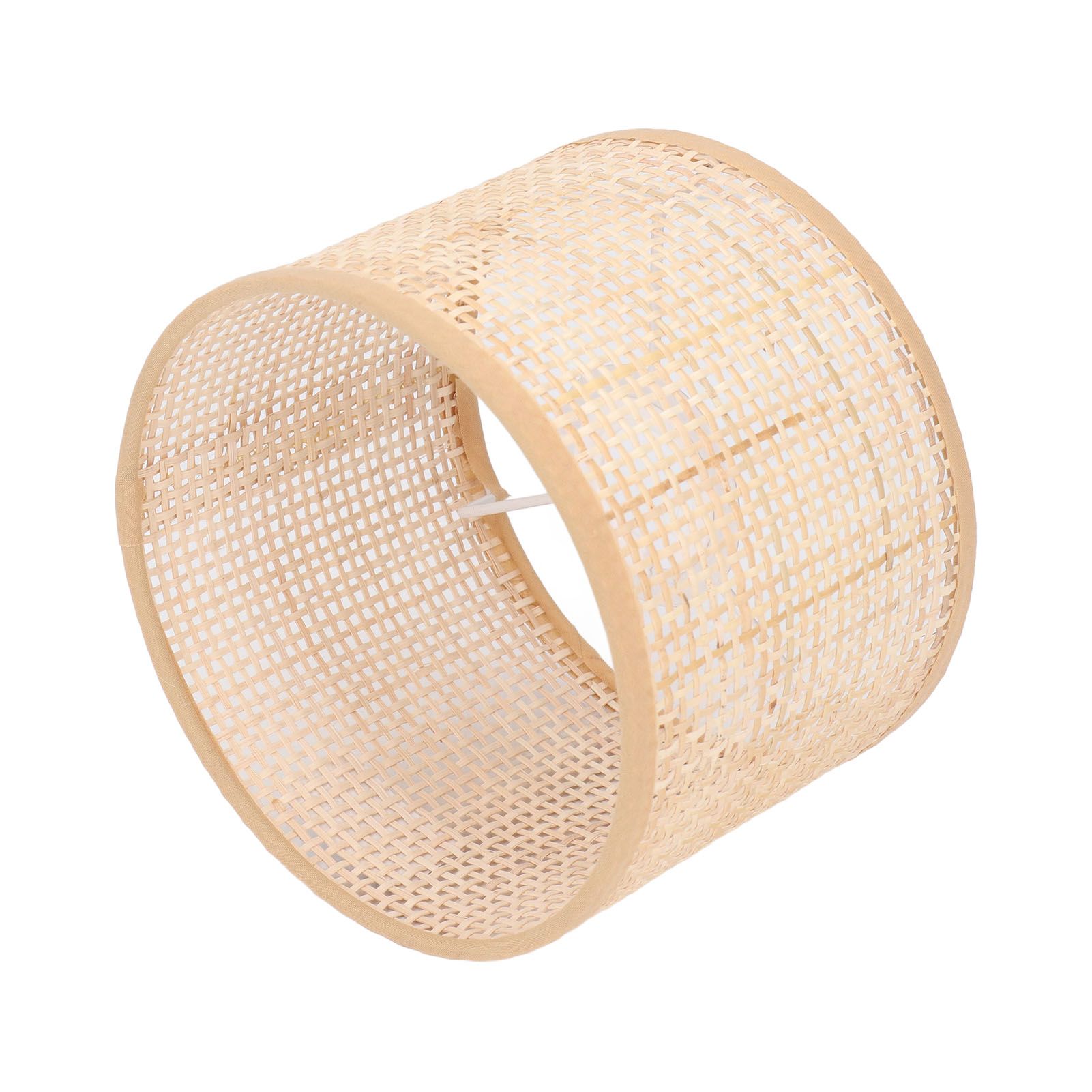 Rattan Lamp Shade Replacement Woven Basket Chandelier Vintage Hanging Table Floor Light Cover E27 E14 - Image 4