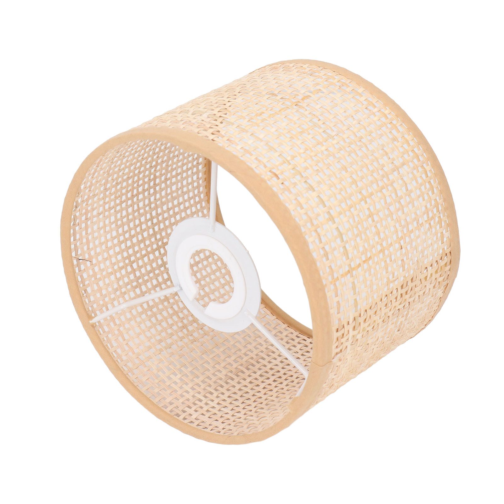 Rattan Lamp Shade Replacement Woven Basket Chandelier Vintage Hanging Table Floor Light Cover E27 E14 - Image 5