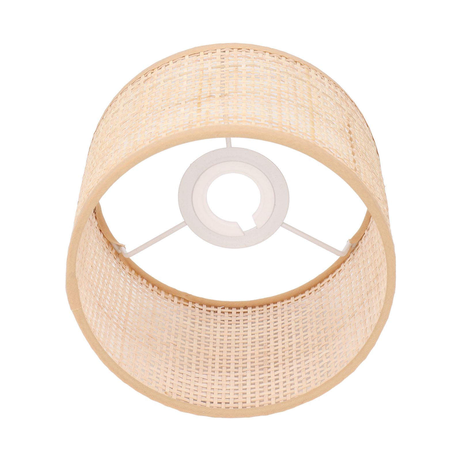 Rattan Lamp Shade Replacement Woven Basket Chandelier Vintage Hanging Table Floor Light Cover E27 E14 - Image 6
