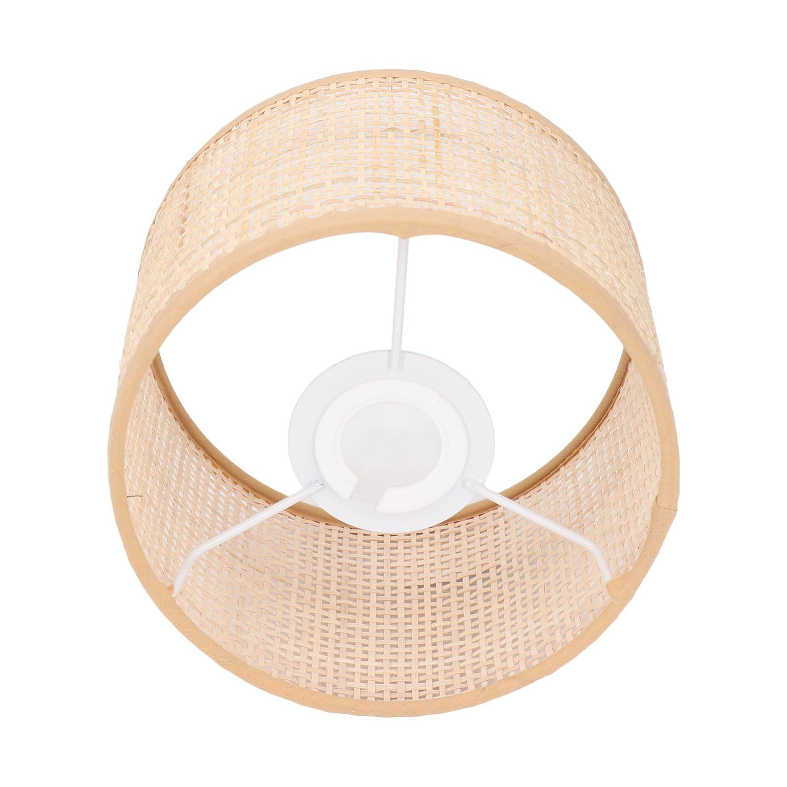 Rattan Lamp Shade Replacement Woven Basket Chandelier Vintage Hanging Table Floor Light Cover E27 E14 - Image 7