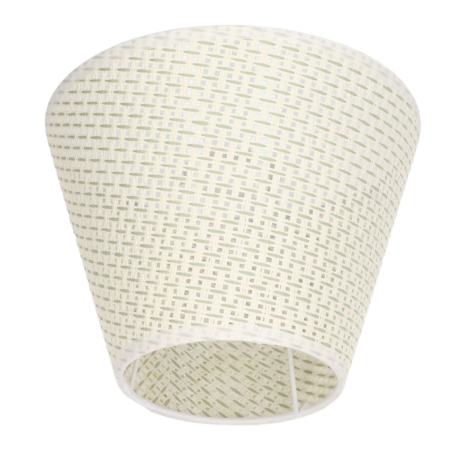 PE Woven Table Lamp Shade Beige Wear Resistant Woven Lamp Cover for E27 E14 Caliber Lampholder - Image 4