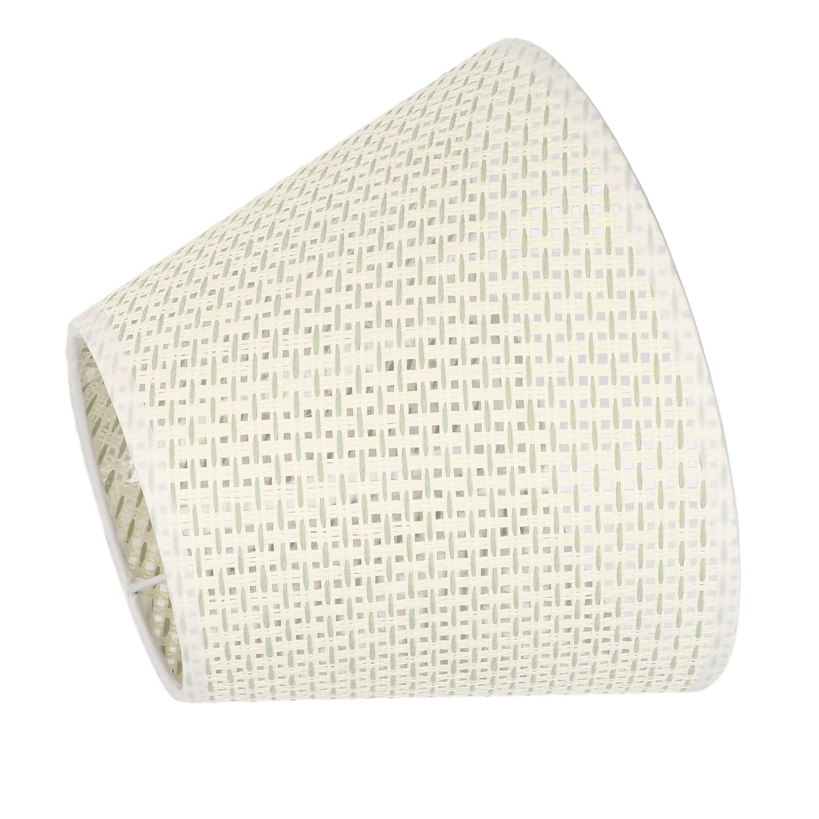 PE Woven Table Lamp Shade Beige Wear Resistant Woven Lamp Cover for E27 E14 Caliber Lampholder - Image 5
