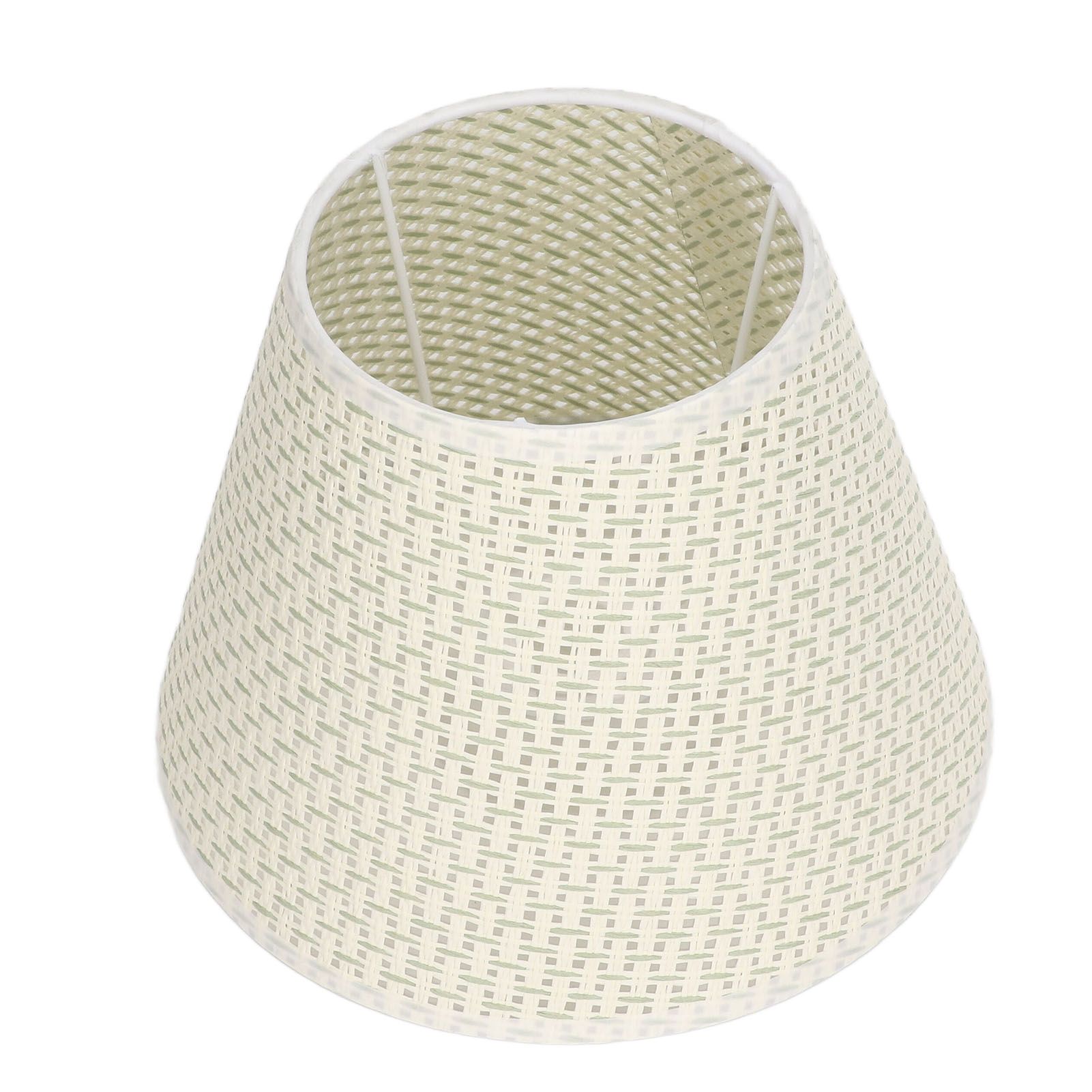 PE Woven Table Lamp Shade Beige Wear Resistant Woven Lamp Cover for E27 E14 Caliber Lampholder - Image 7