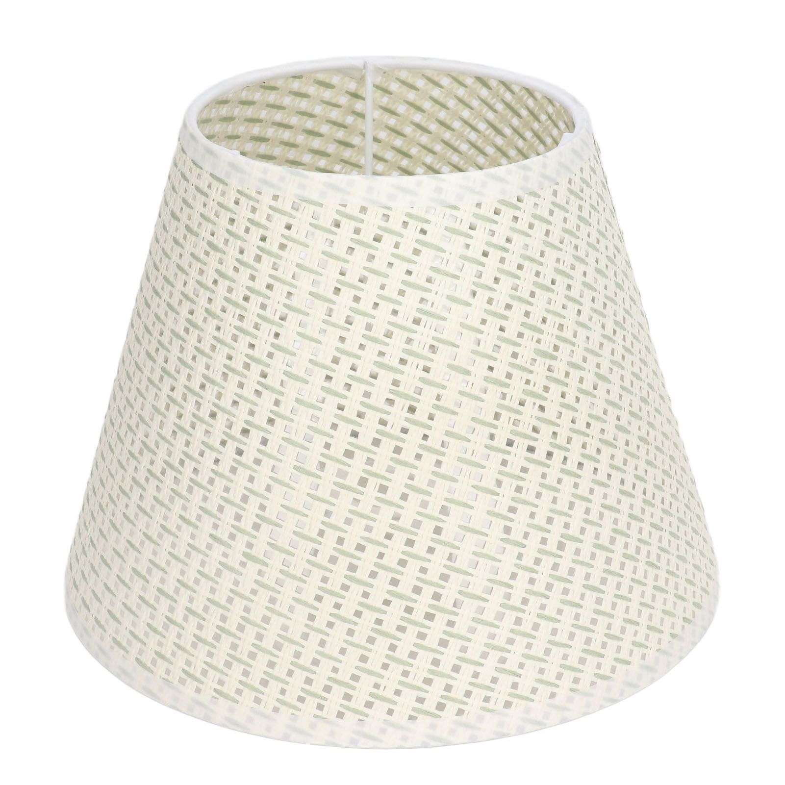 PE Woven Table Lamp Shade Beige Wear Resistant Woven Lamp Cover for E27 E14 Caliber Lampholder - Image 8
