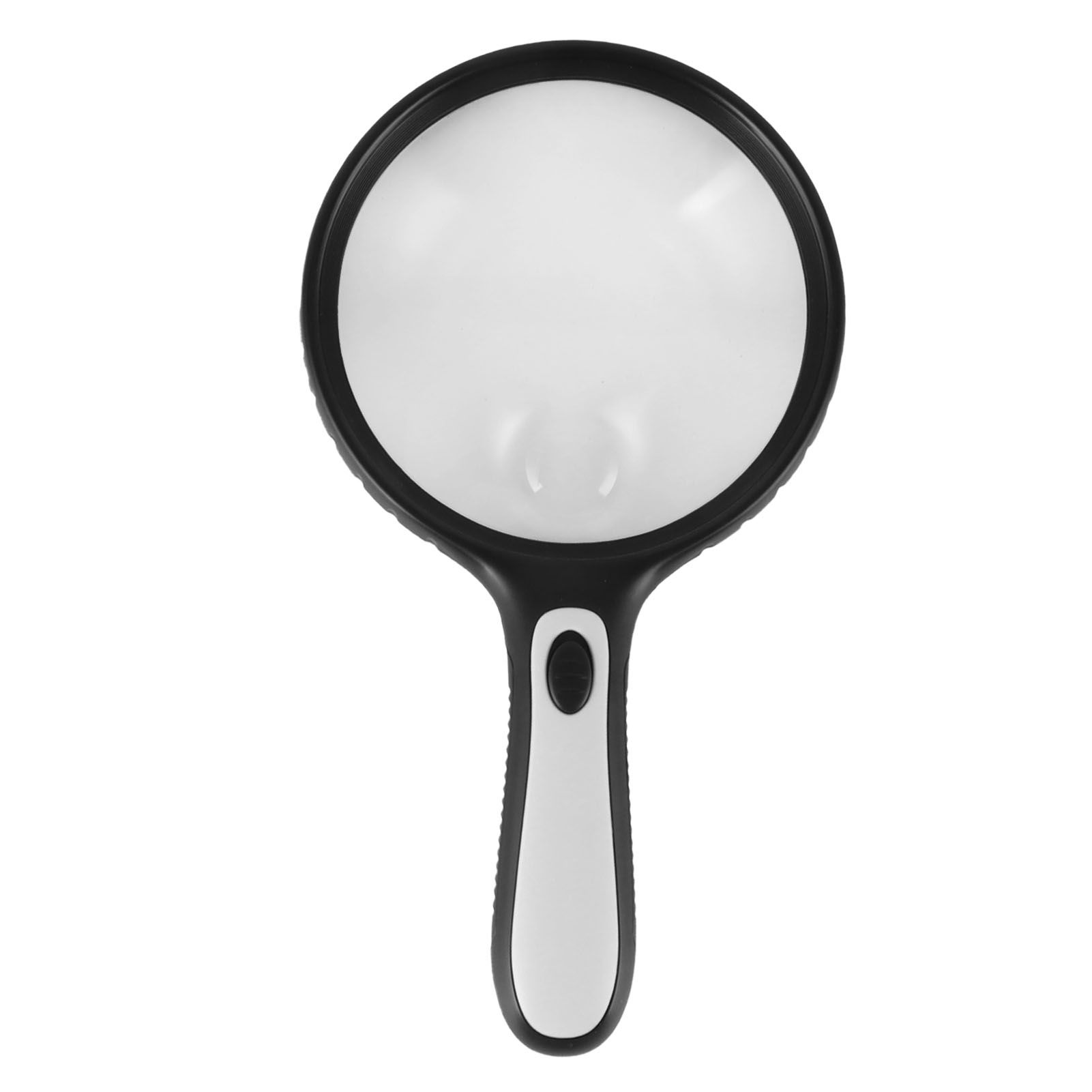 Magnifying Glass Professional Large Viewing Area Evenly Lit Handheld Magnifying Glass with 4 LED Lights - Image 1