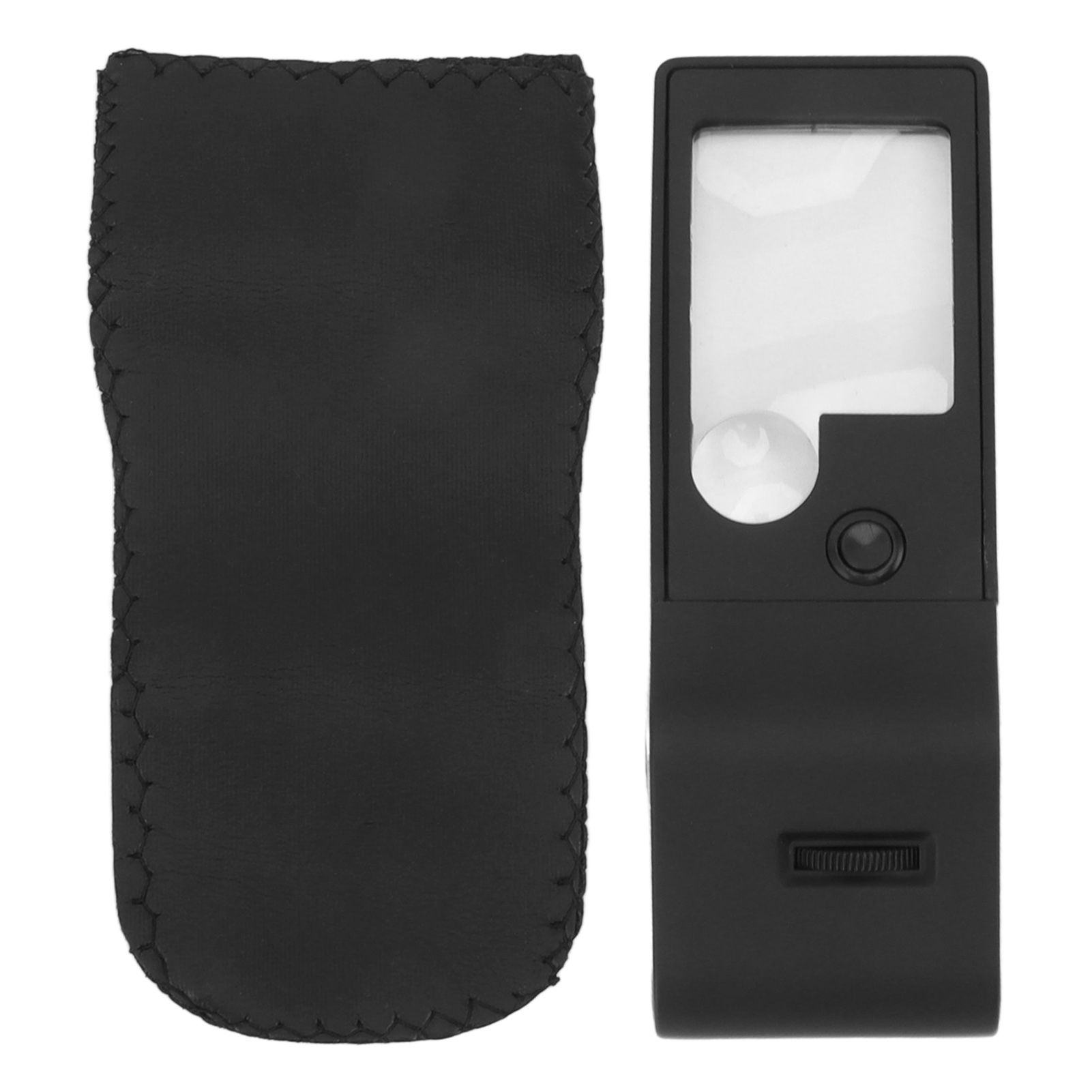 LED Lighted Magnifier 3X 10X 55X Portable Aspheric Magnifier High Bright UV Detection Magnifying Glass - Image 1
