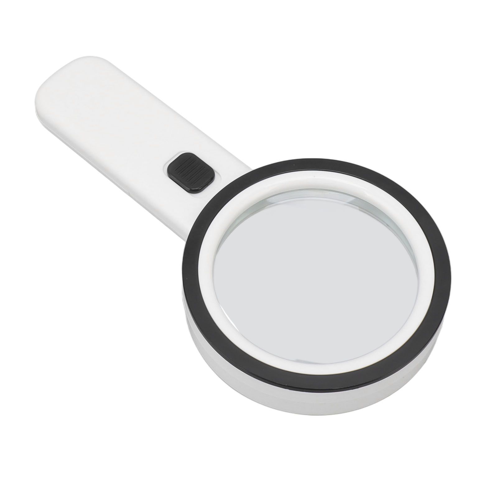 30X Handheld Large Magnifying Glass UV Banknote Inspection Magnifying Glass 12 LED Illuminated Lighted Magnifier For Reading Antique Jewelry Appreciation - Image 2