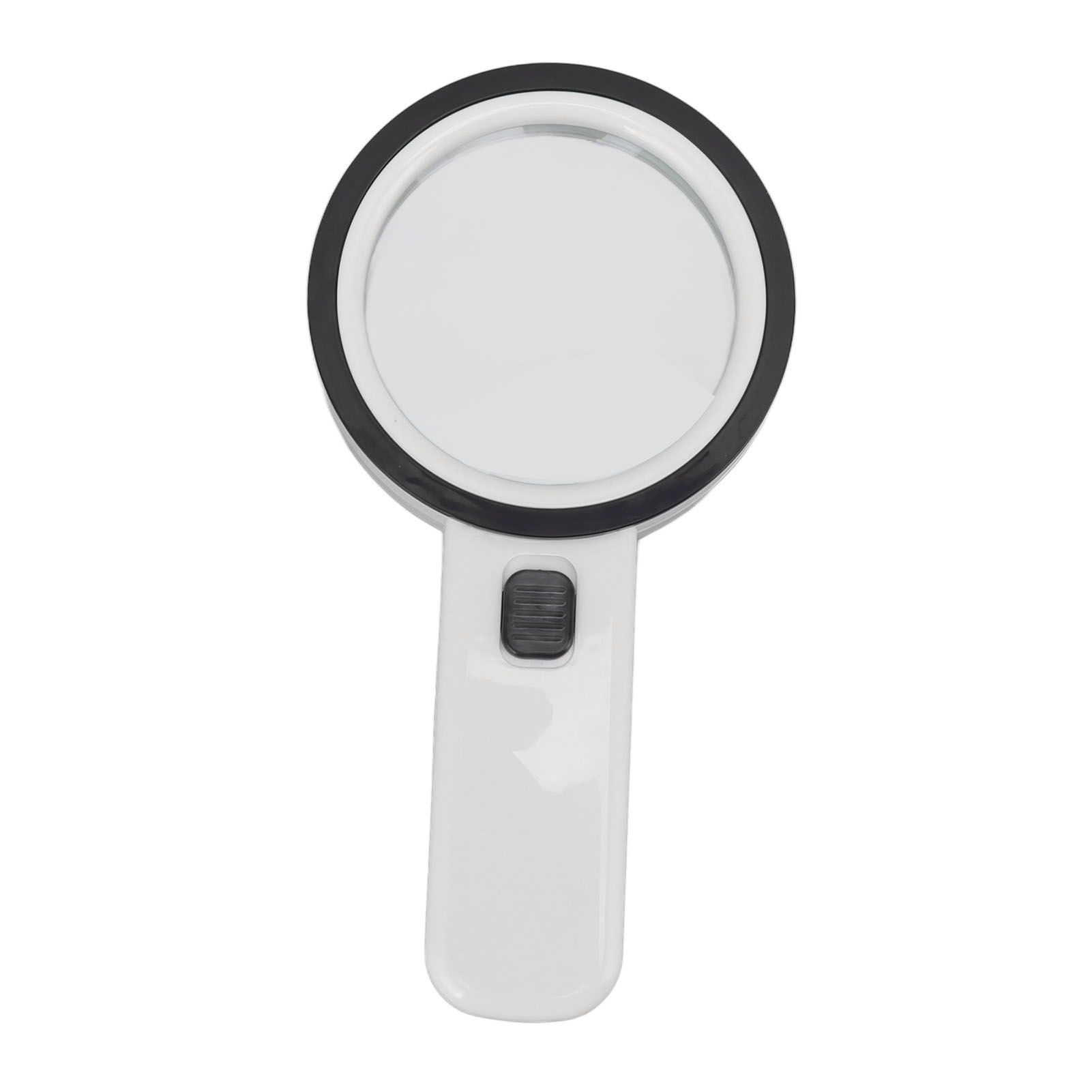 30X Handheld Large Magnifying Glass UV Banknote Inspection Magnifying Glass 12 LED Illuminated Lighted Magnifier For Reading Antique Jewelry Appreciation - Image 5