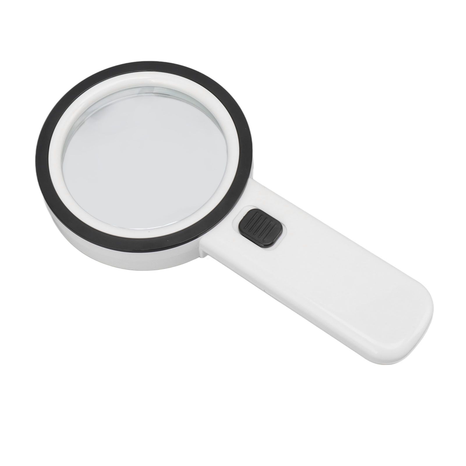 30X Handheld Large Magnifying Glass UV Banknote Inspection Magnifying Glass 12 LED Illuminated Lighted Magnifier For Reading Antique Jewelry Appreciation - Image 6