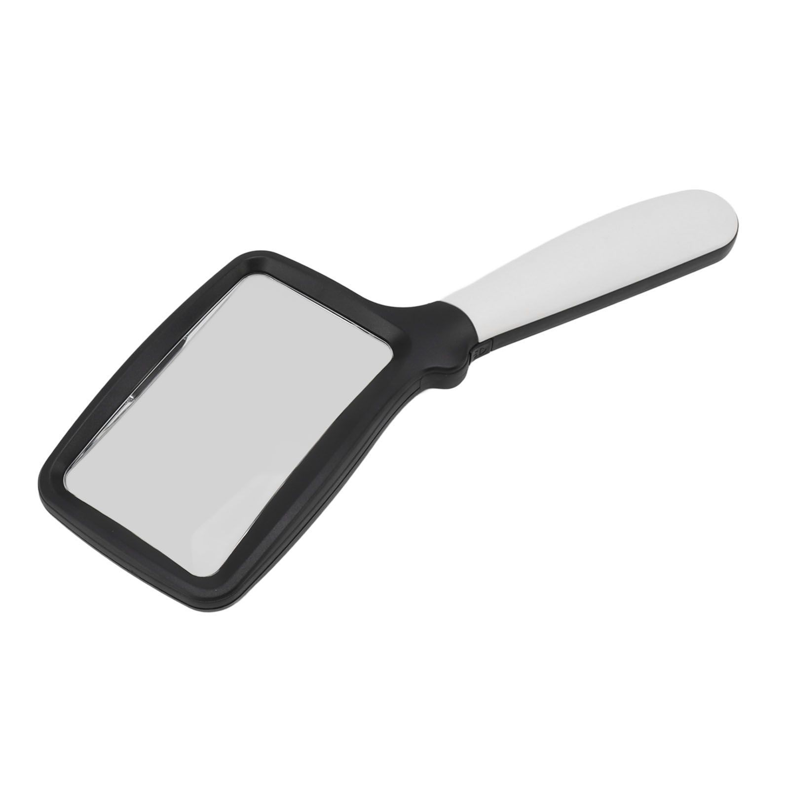 Folding Handheld Magnifying Glass with Light 5 LEDs 3X Large Rectangle Reading Magnifier with Dimmable LED for Seniors - Image 7