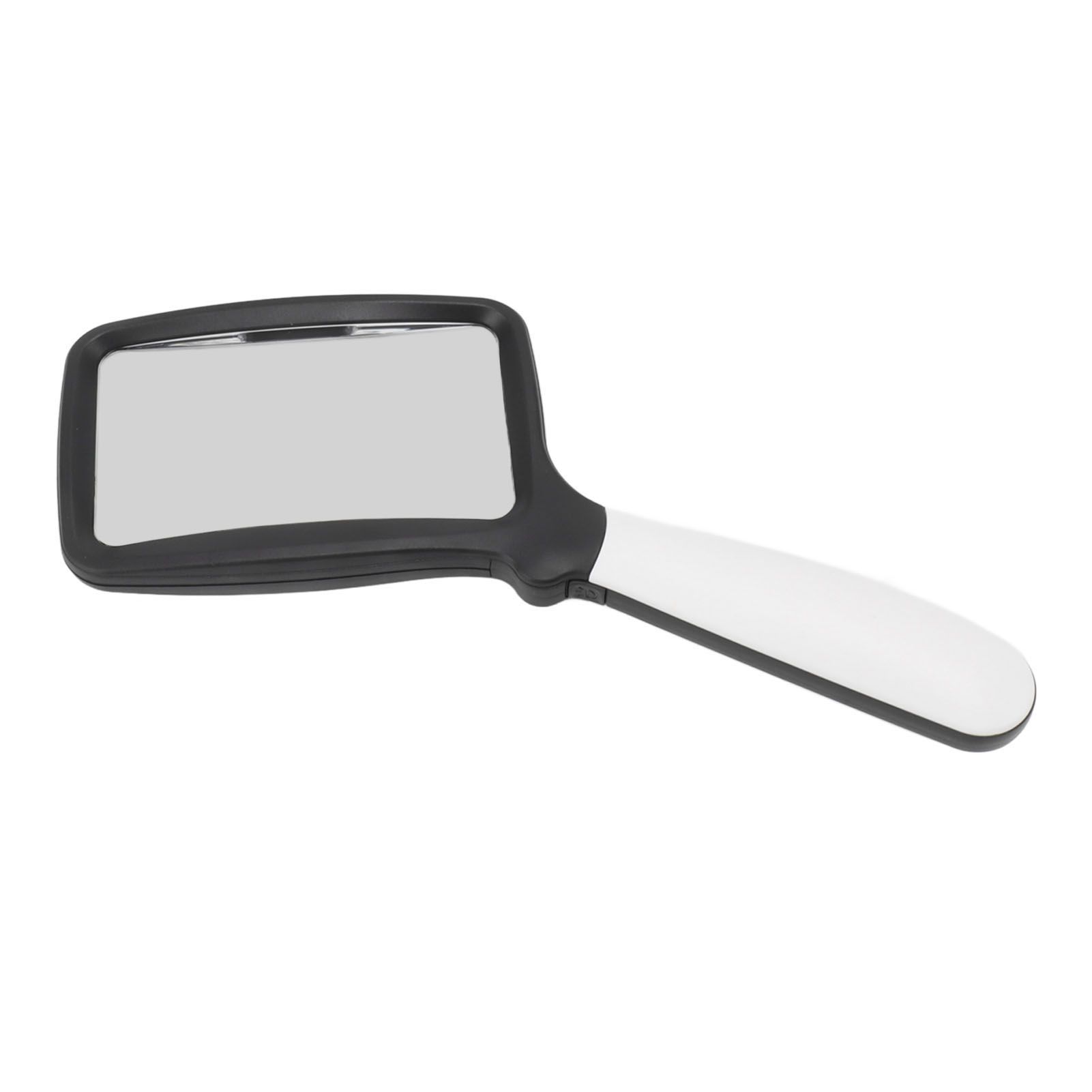 Folding Handheld Magnifying Glass with Light 5 LEDs 3X Large Rectangle Reading Magnifier with Dimmable LED for Seniors - Image 8