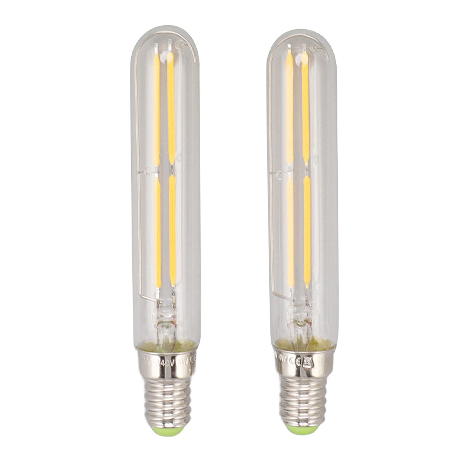 2Pcs LED Tube Bulb 4W E14 2300K Tubular Light Lamp Bulbs T20x120 220‑240V for Lighting - Image 2