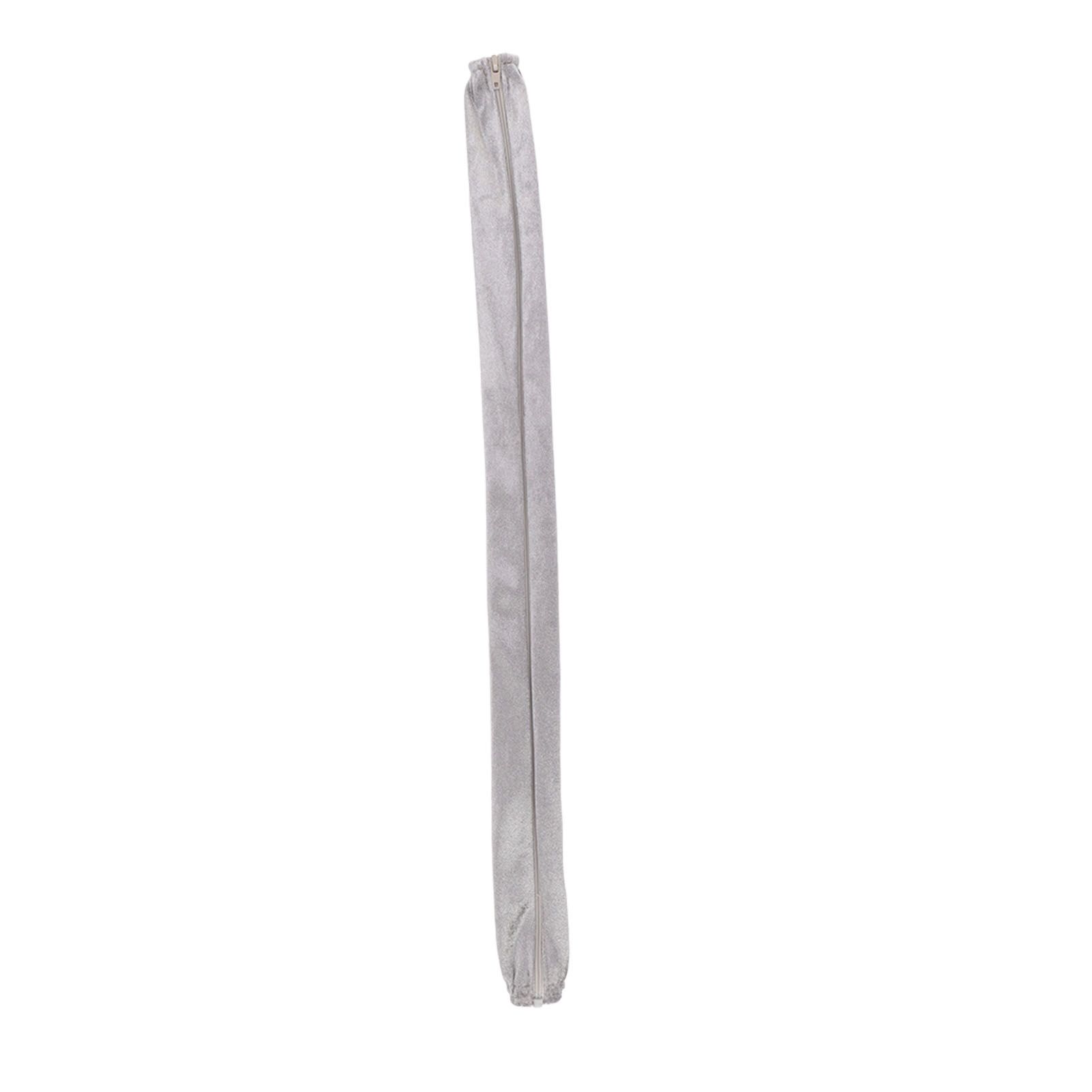 Chain Cover Dustproof Wire Flannelette Cloth 60cm Length 5cm Width with Zipper for Protection Grey - Image 3