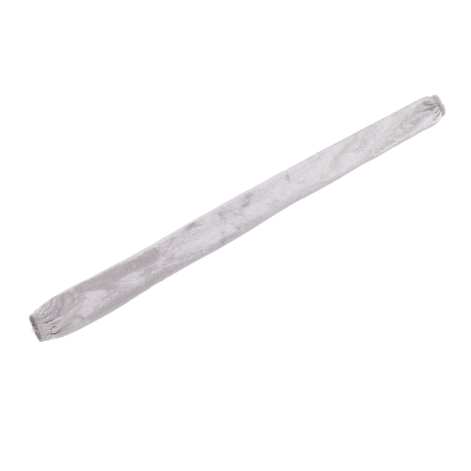 Chain Cover Dustproof Wire Flannelette Cloth 60cm Length 5cm Width with Zipper for Protection Grey - Image 4