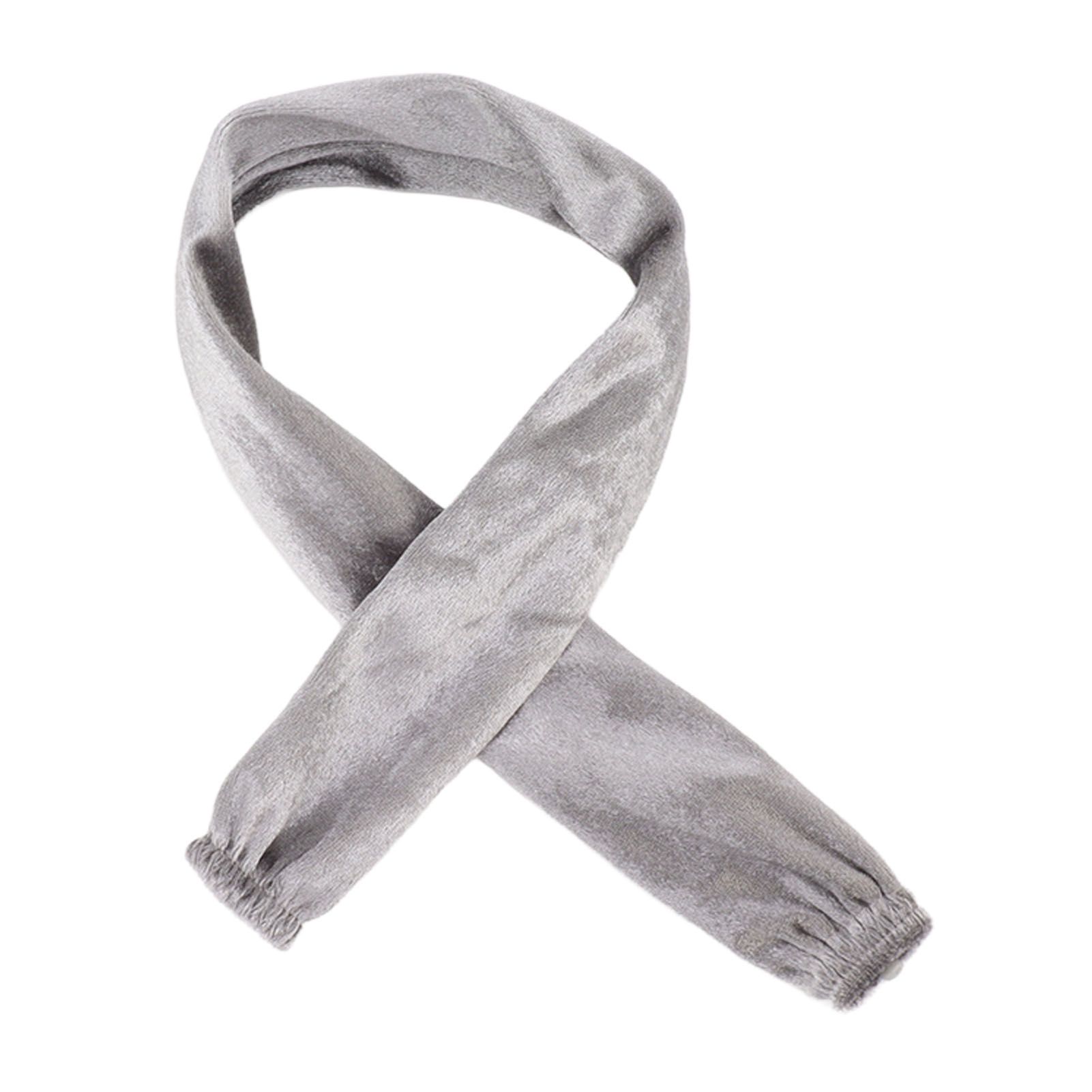 Chain Cover Dustproof Wire Flannelette Cloth 60cm Length 5cm Width with Zipper for Protection Grey - Image 5