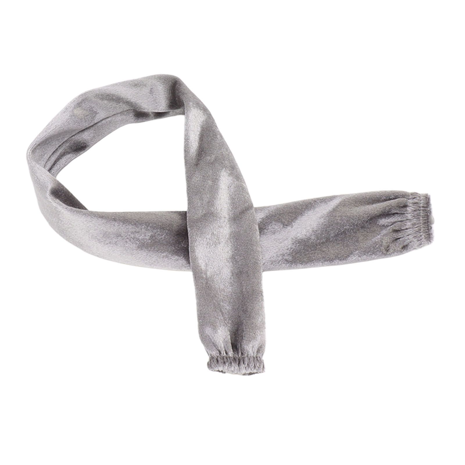 Chain Cover Dustproof Wire Flannelette Cloth 60cm Length 5cm Width with Zipper for Protection Grey - Image 6