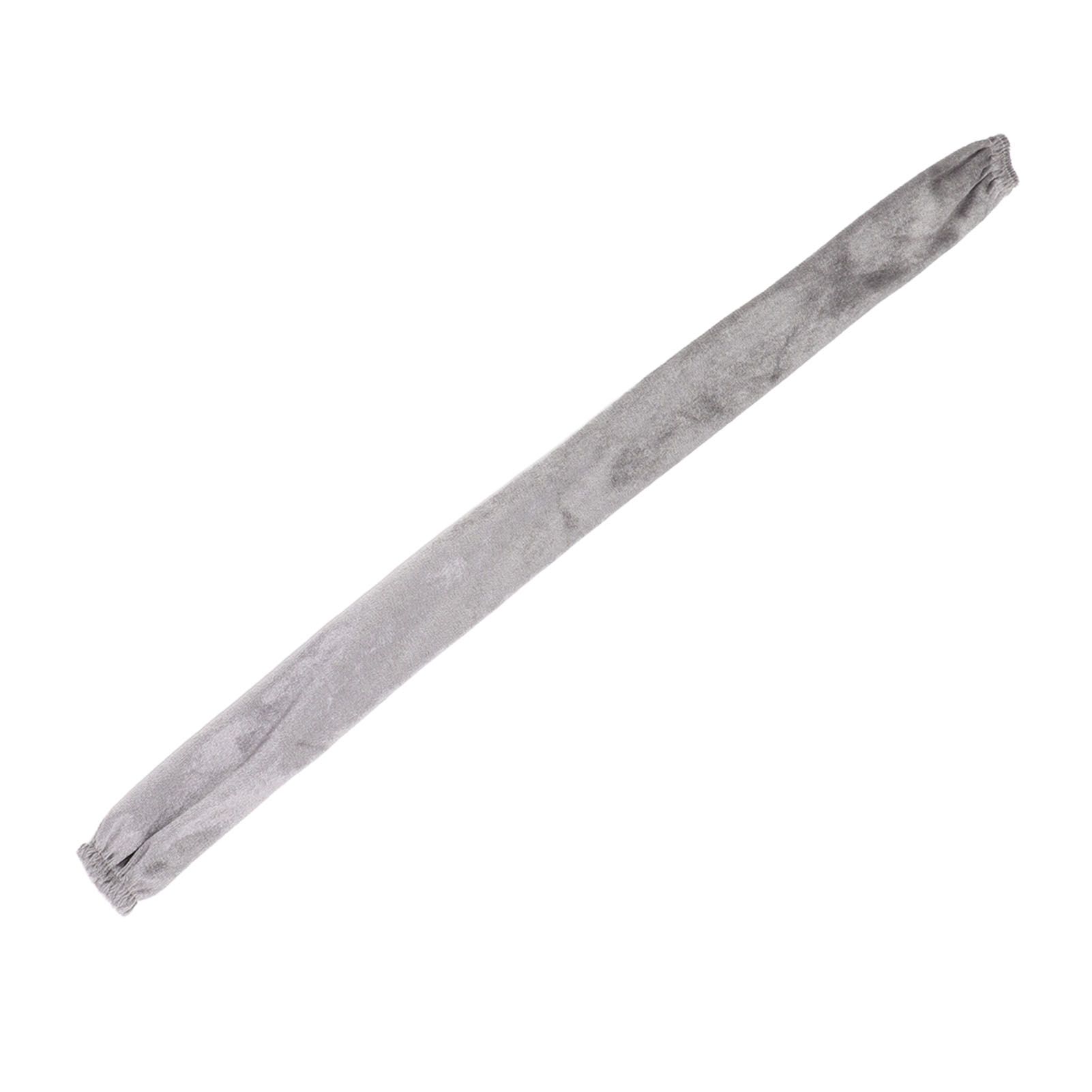 Chain Cover Dustproof Wire Flannelette Cloth 60cm Length 5cm Width with Zipper for Protection Grey - Image 7