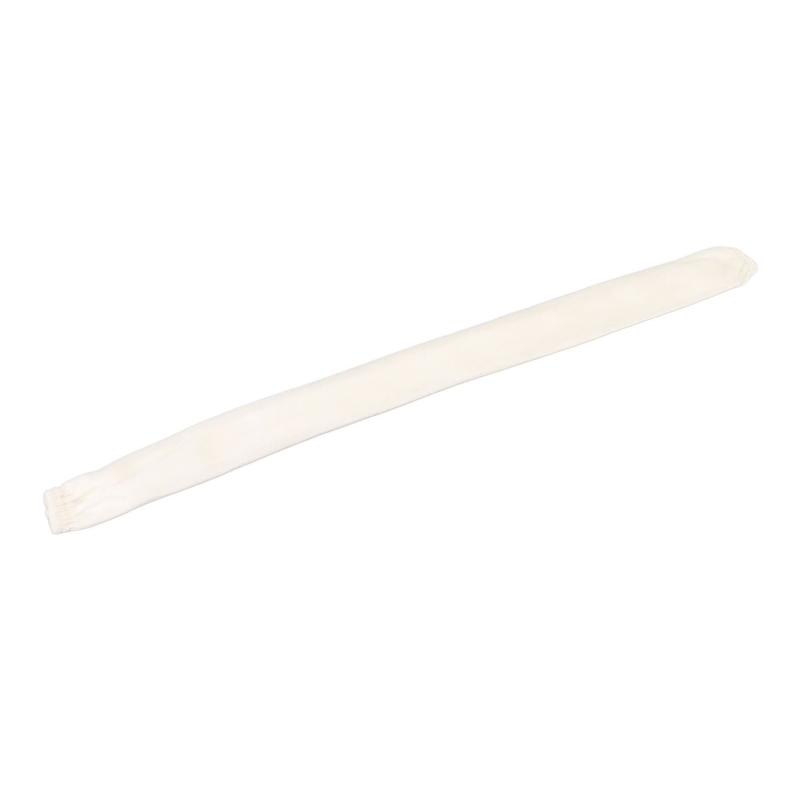 Chain Cover Dustproof Wire Flannelette Cloth 60cm Length 5cm Width with Zipper for Protection White - Image 4