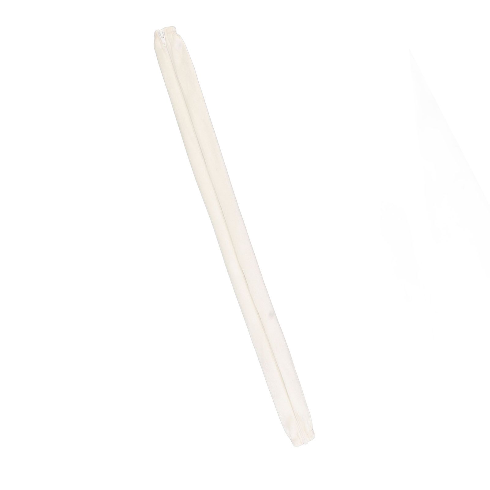 Chain Cover Dustproof Wire Flannelette Cloth 60cm Length 5cm Width with Zipper for Protection White - Image 7