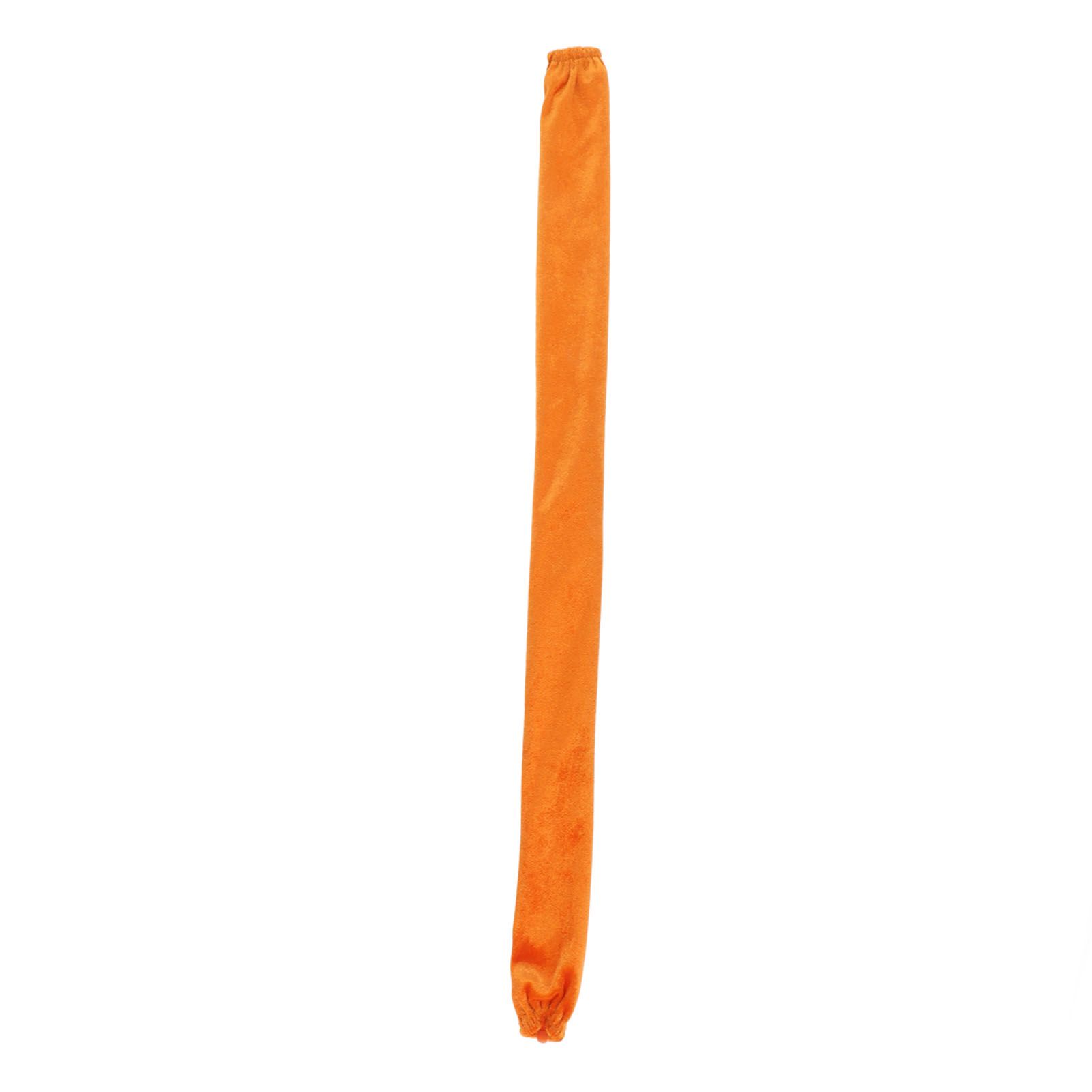 Chain Cover Dustproof Wire Flannelette Cloth 60cm Length 5cm Width with Zipper for Protection Orange - Image 1