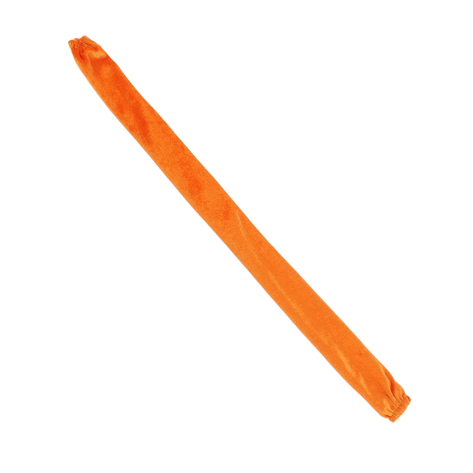Chain Cover Dustproof Wire Flannelette Cloth 60cm Length 5cm Width with Zipper for Protection Orange - Image 3